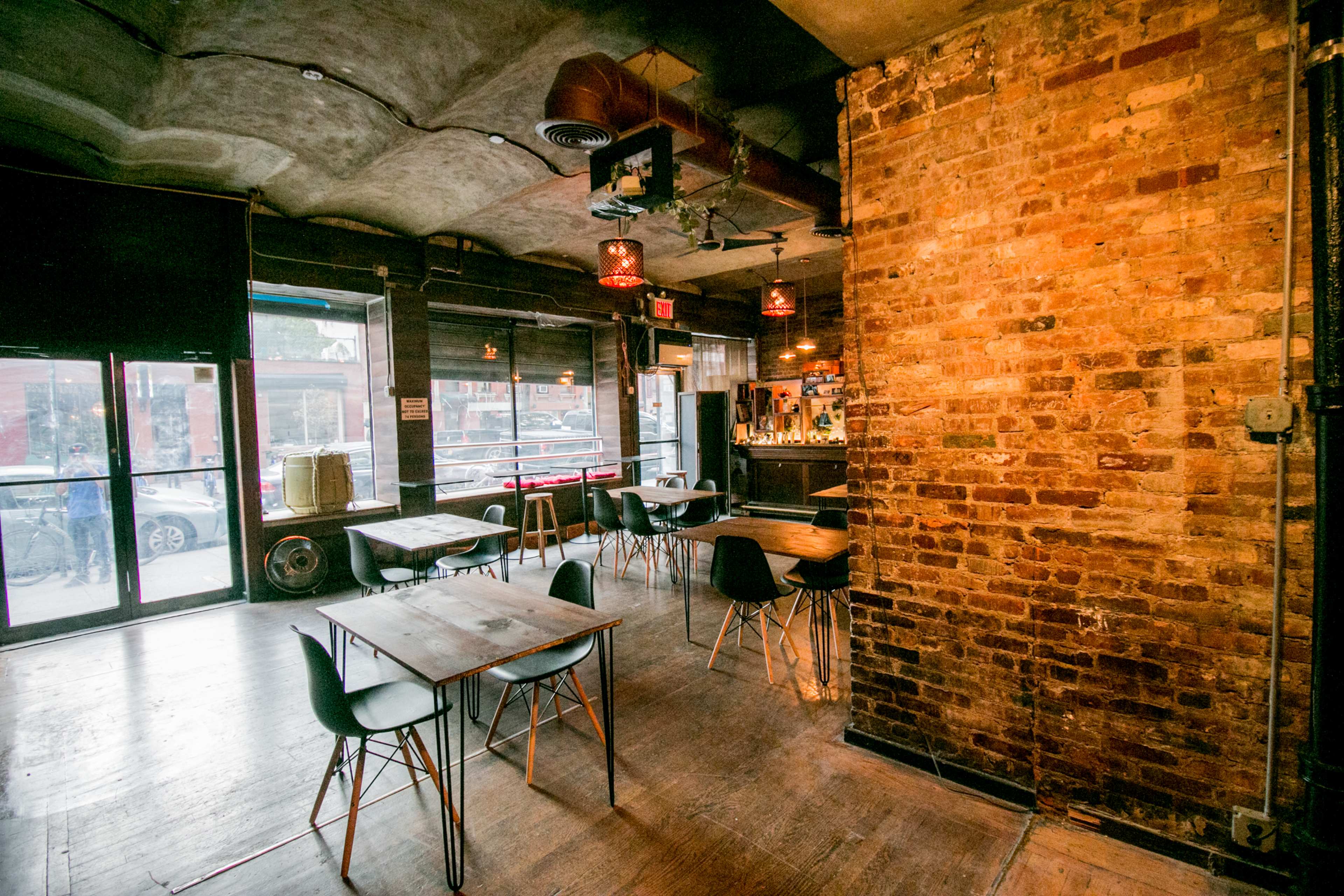 Exposed brick Multi-use Event Space Image in Ukrainian Village, New York, NY