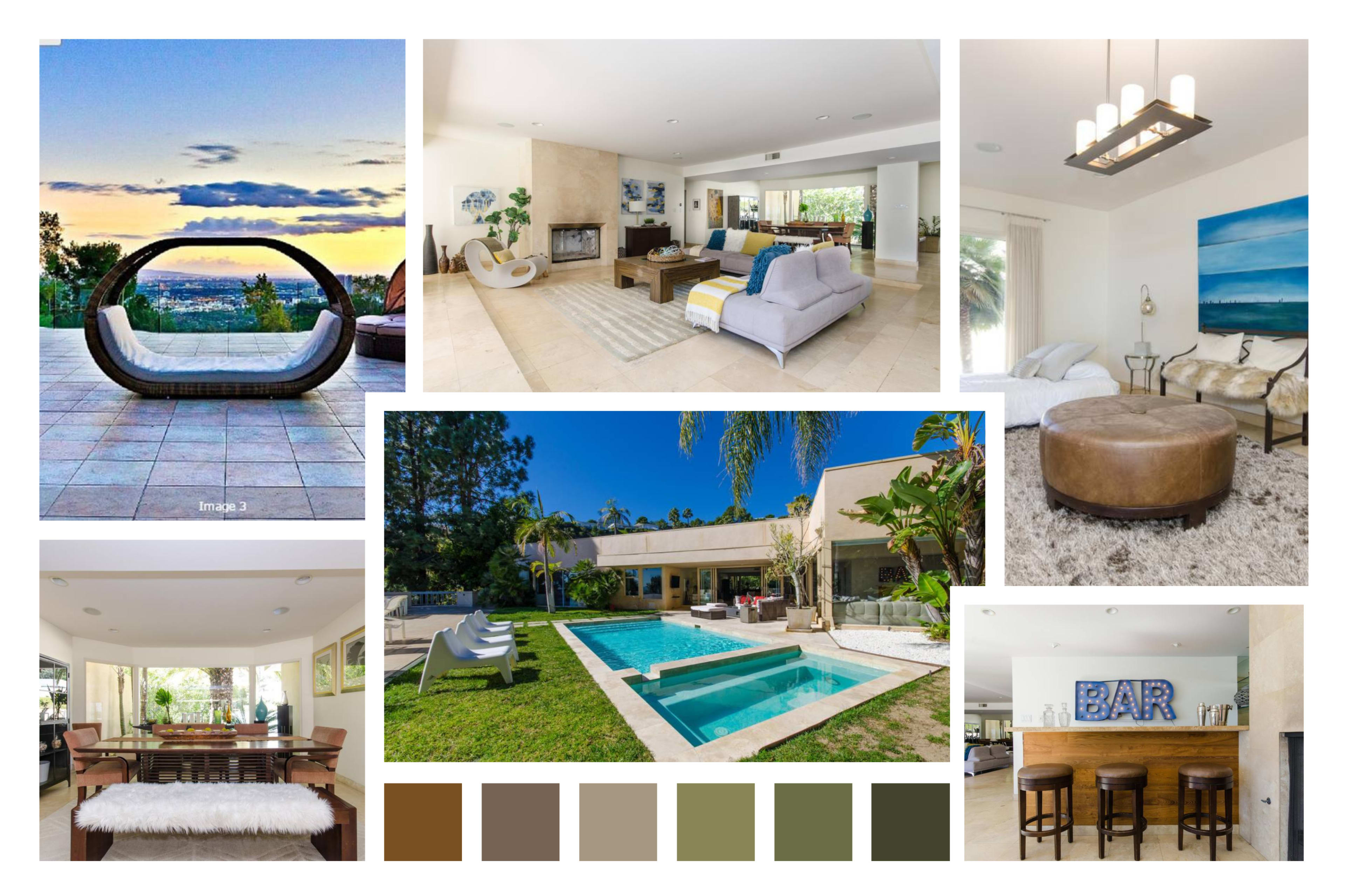 PALM SPRINGS MODERN: MIDCENTURY POOL OASIS Image in Trousdale Estates, Beverly Hills, CA