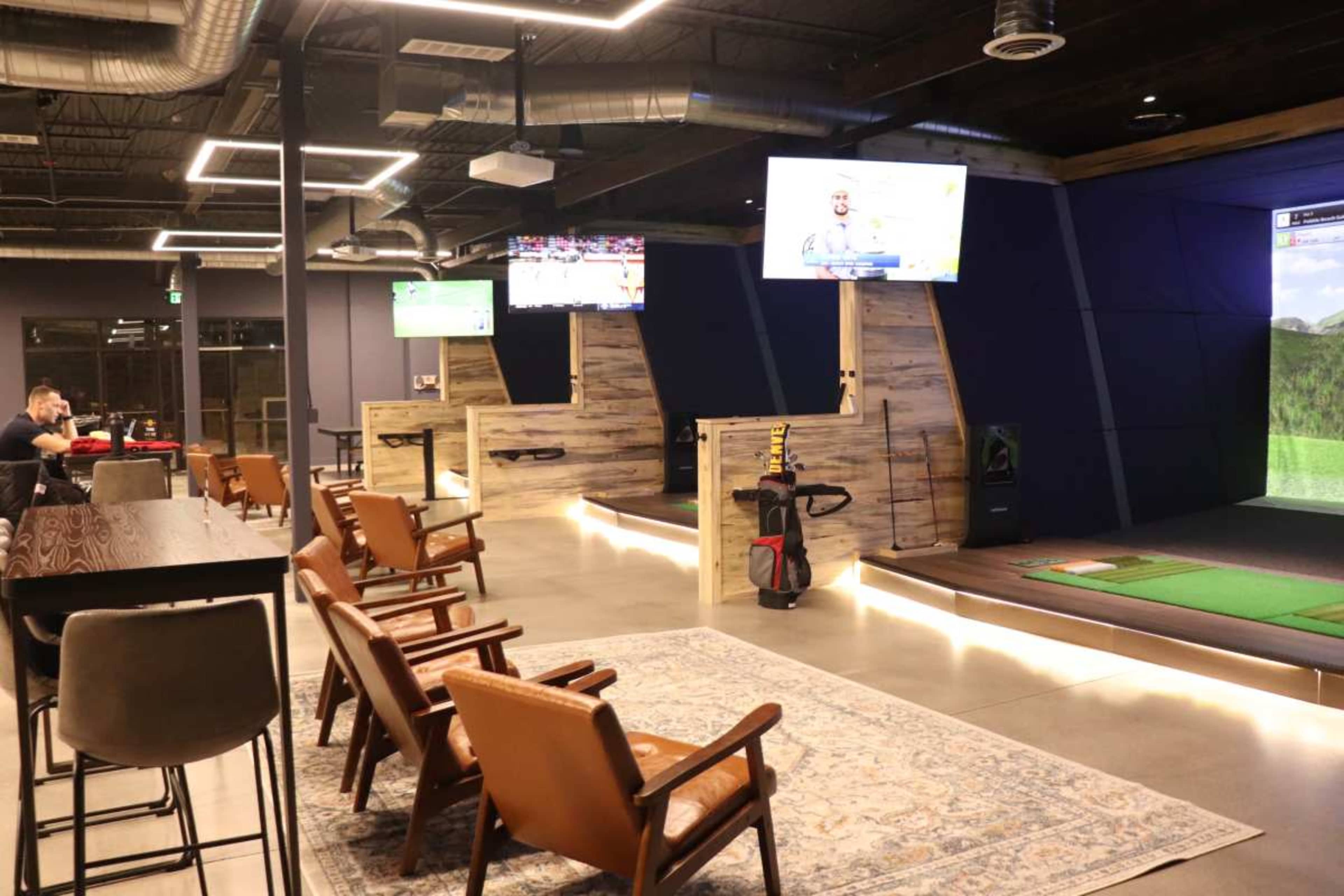 Private Indoor Golf Lounge in Lone Tree Image in Lone Tree, Lone Tree, CO