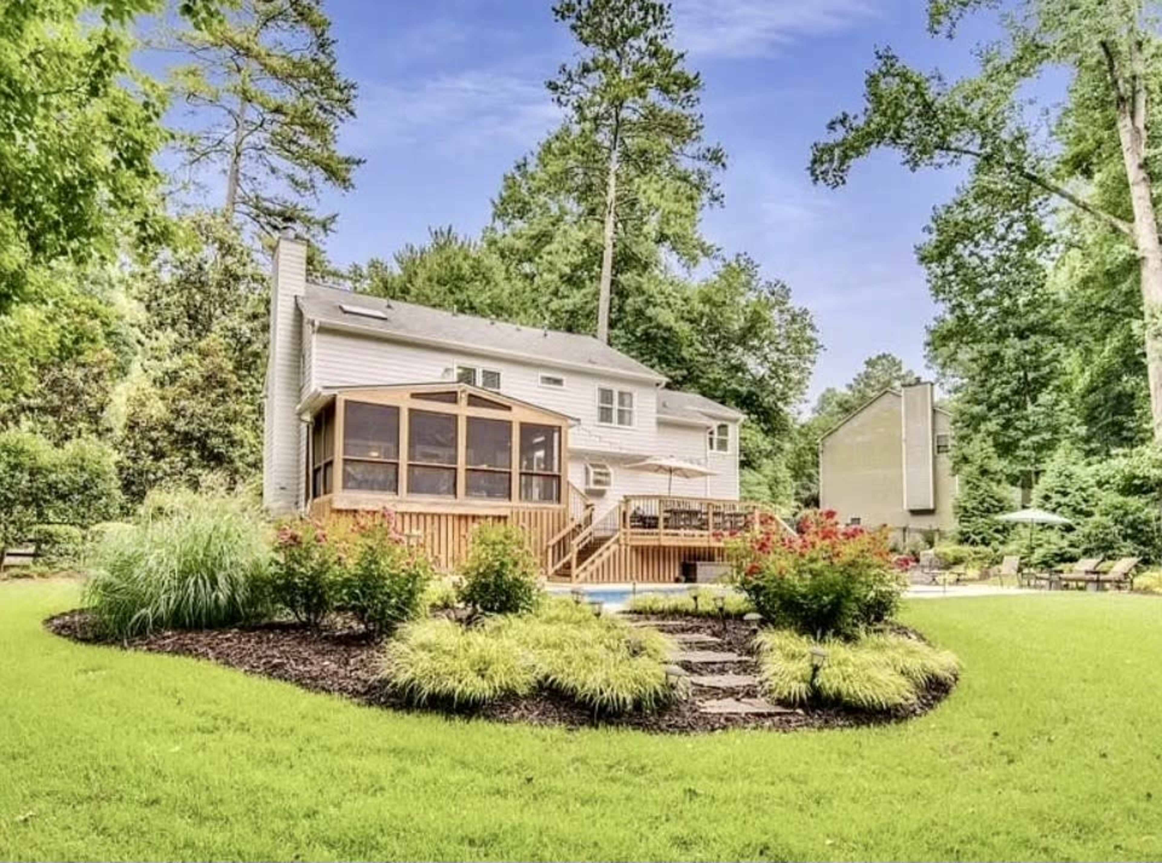 Exquisite Private Pool and Back Yard Oasis Image in Berkeley Lake, Berkeley Lake, GA