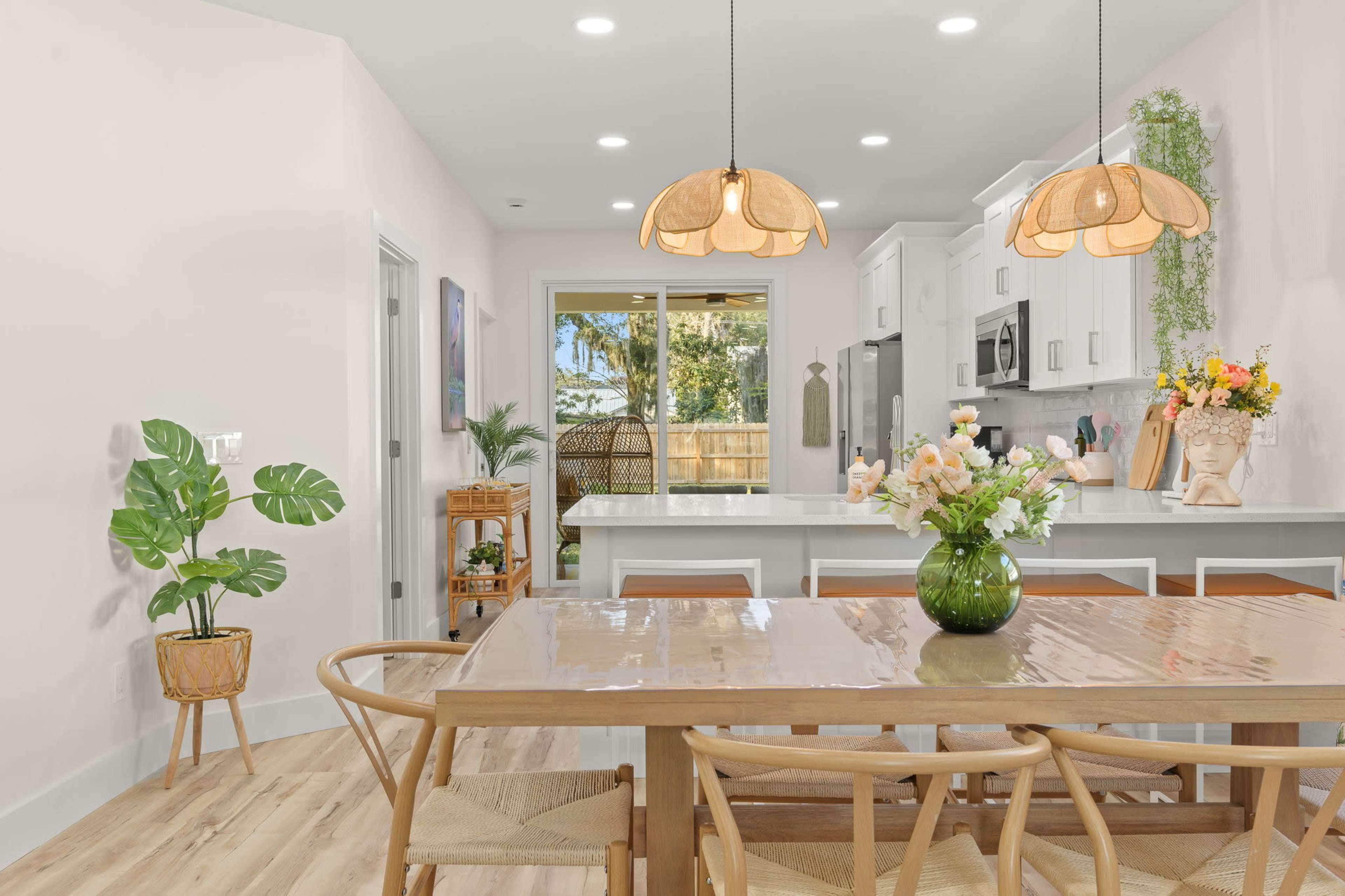 Tropical Boho Home with Large Private Backyard Image in , St. Augustine, FL