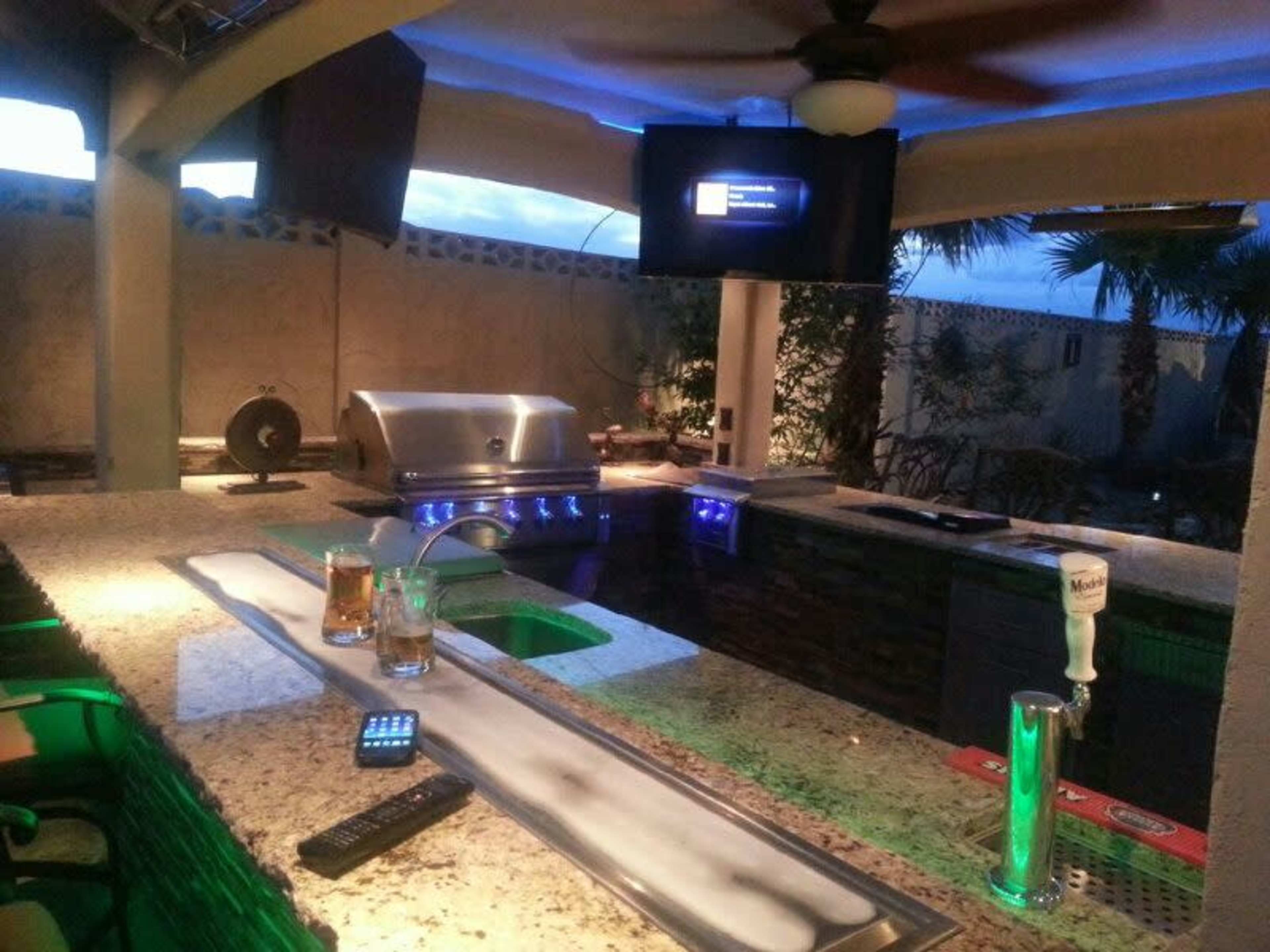 Backyard Oasis with Pool, Outdoor Kitchen & Basketball Court. Image in La Madre Foothills, Las Vegas, NV