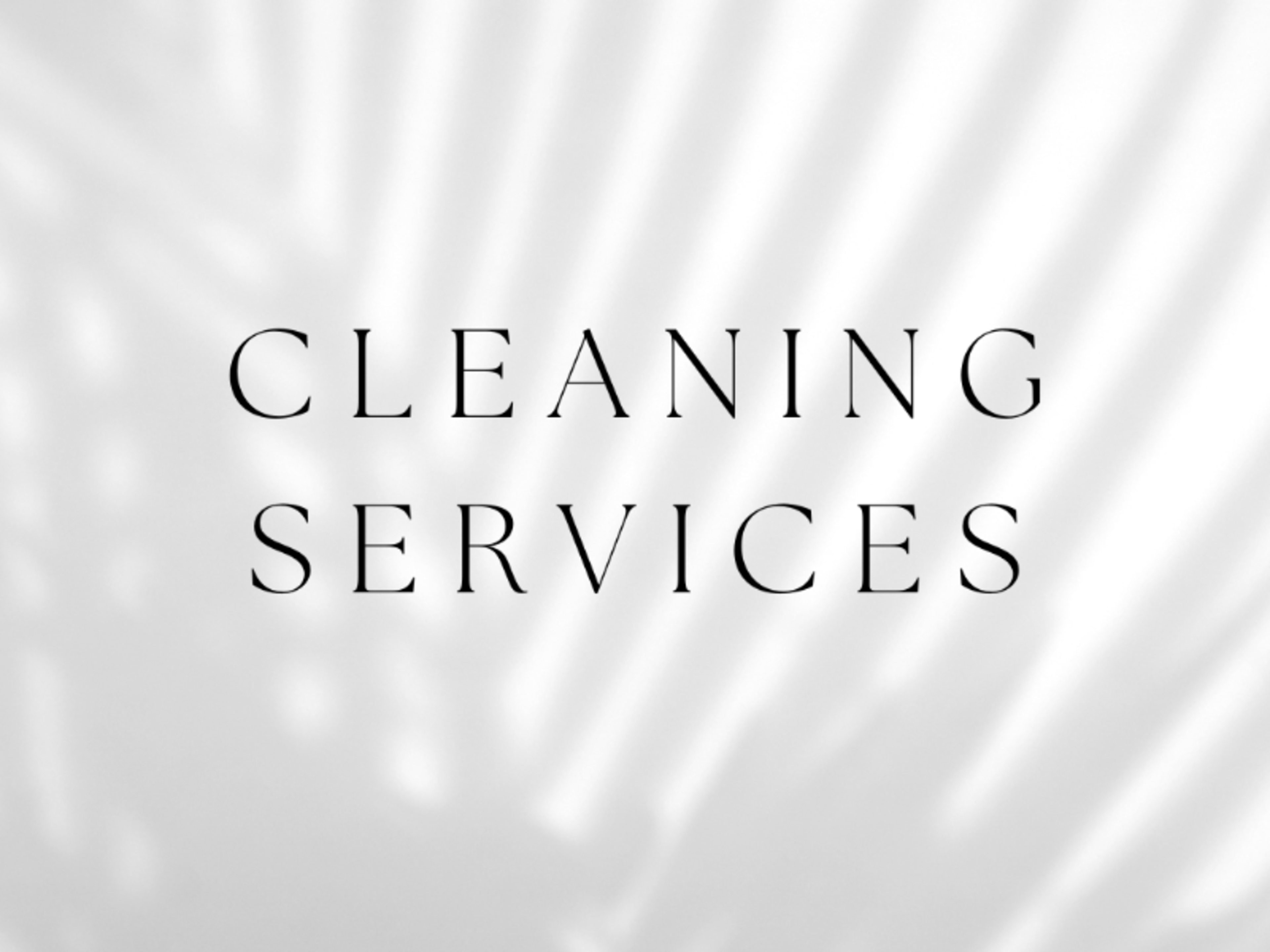 Full Cleaning - Included