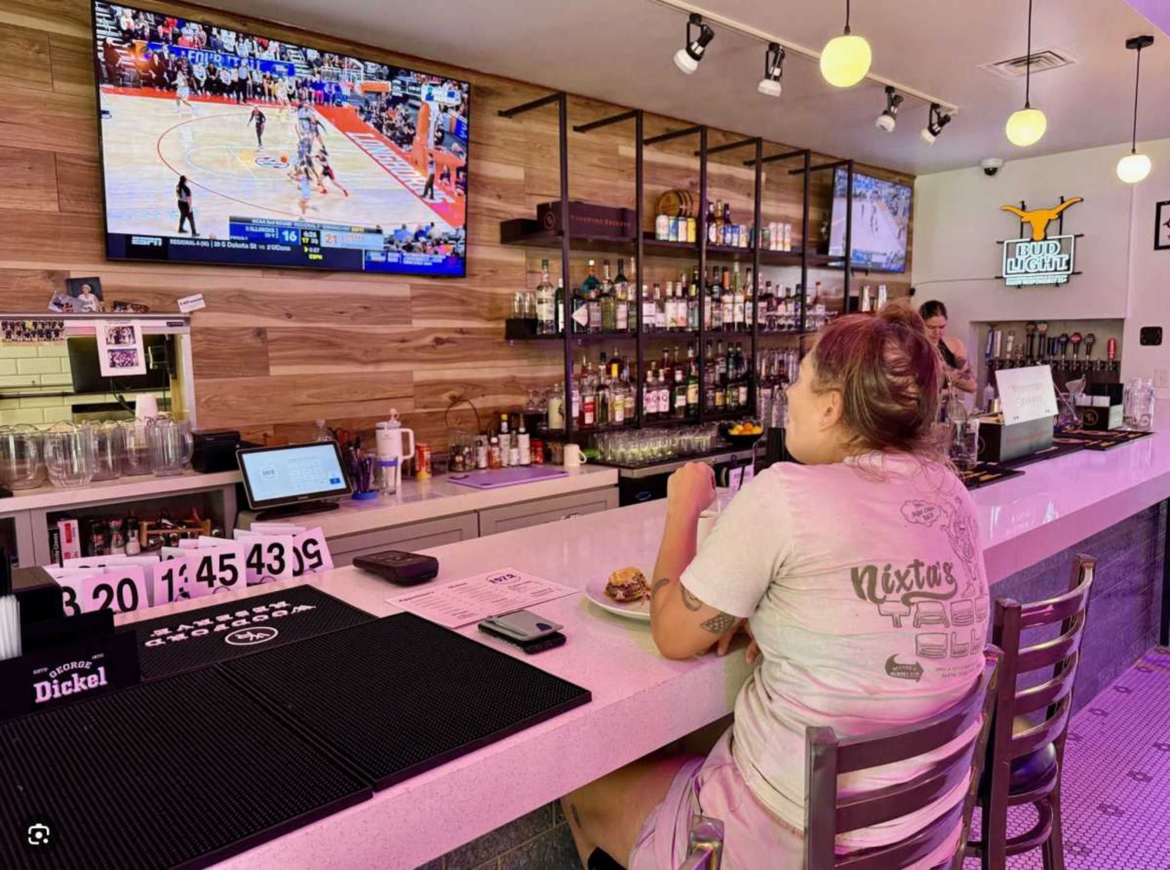 Large space with TVs, sound system, and a beautiful patio. Image in West University, Austin, TX