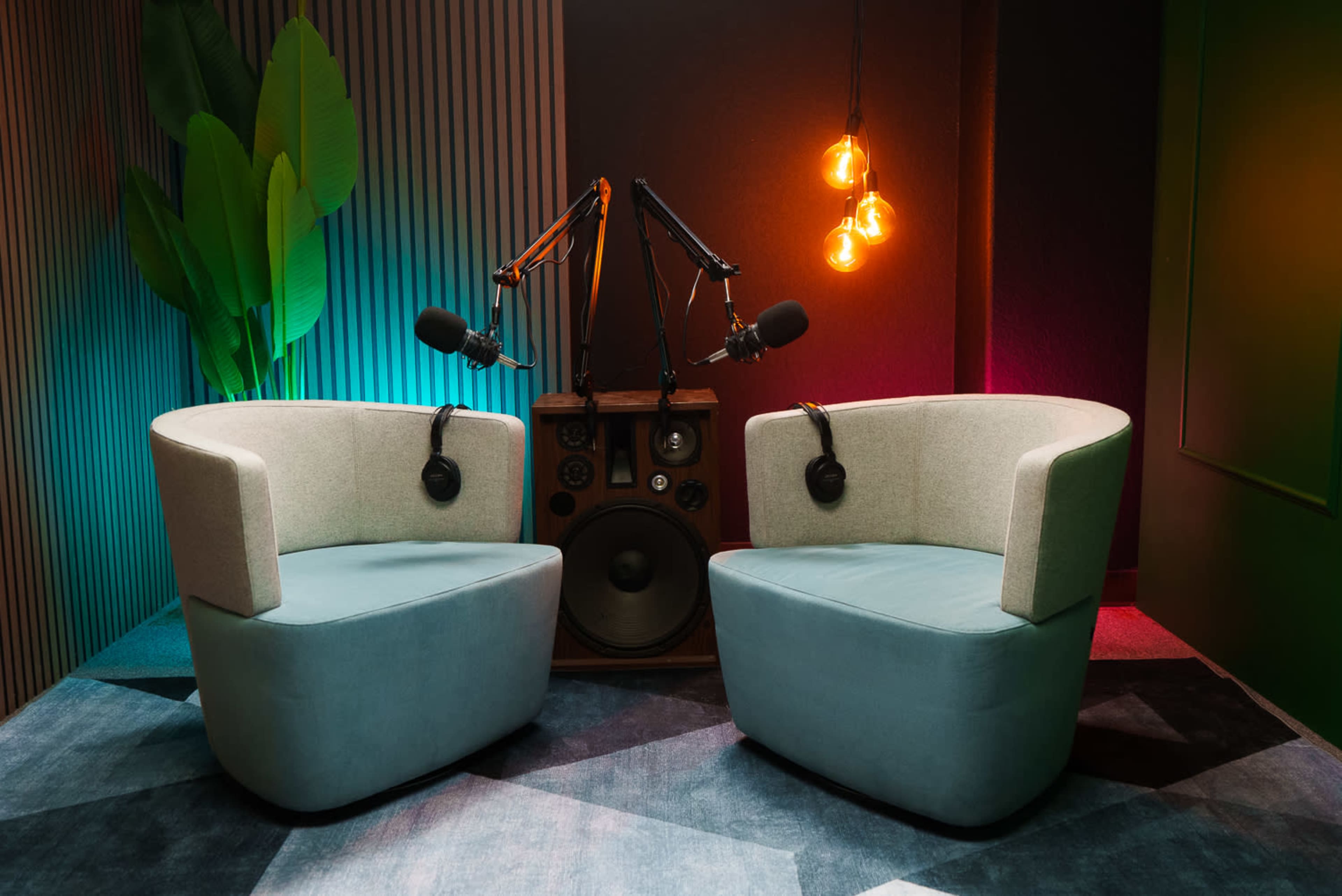 Two Person Podcast Room. Ultra Vibey. Image in Valley Forge, San Antonio, TX