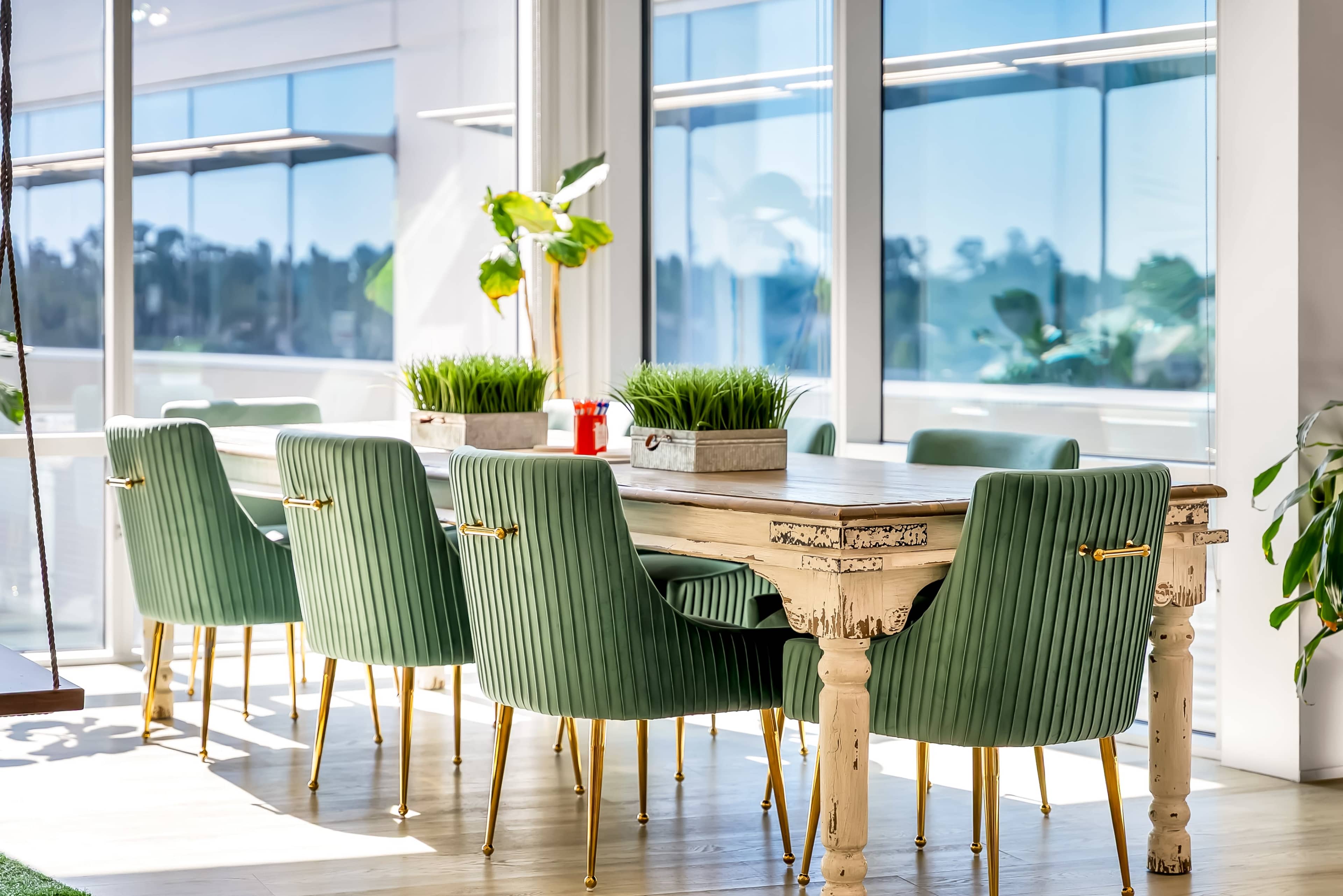Bright Fourth-Floor Event Lounge with City Views in The Woodlands Image in , The Woodlands, TX
