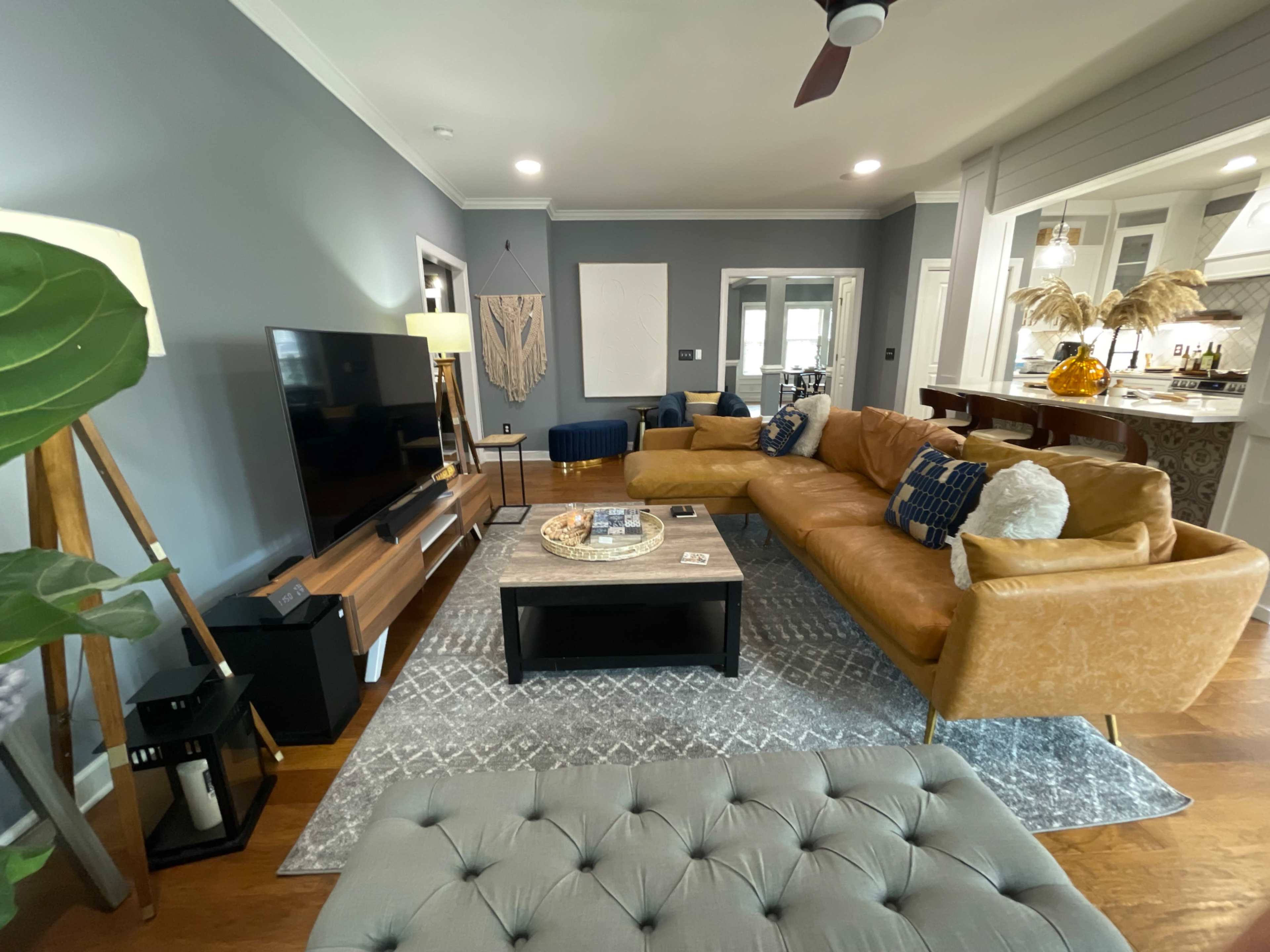 Cozy, Contemporary, Craftsman with filming Kitchen. Image in Princeton Manor, Knightdale, NC