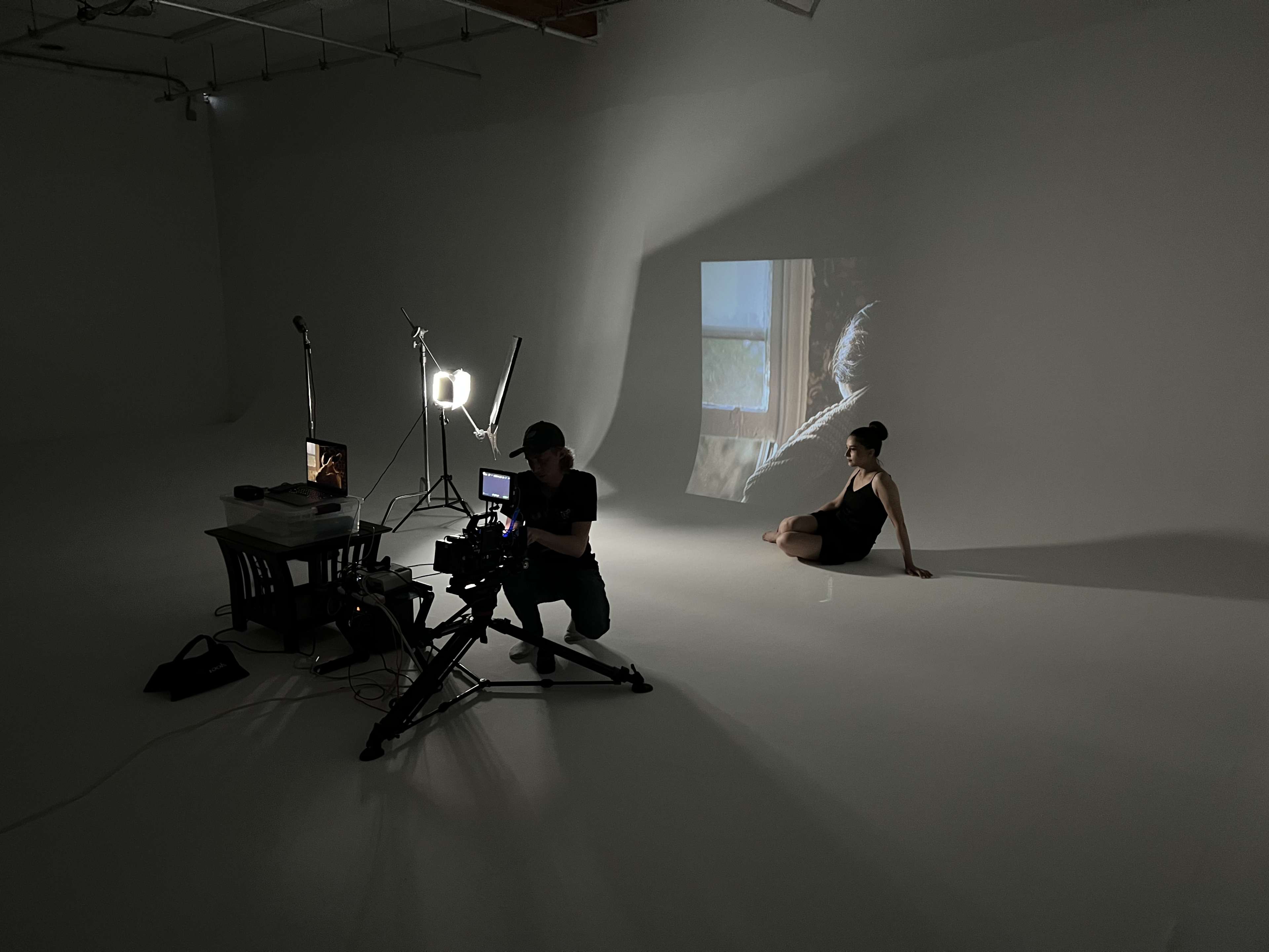 Dance music video shoot