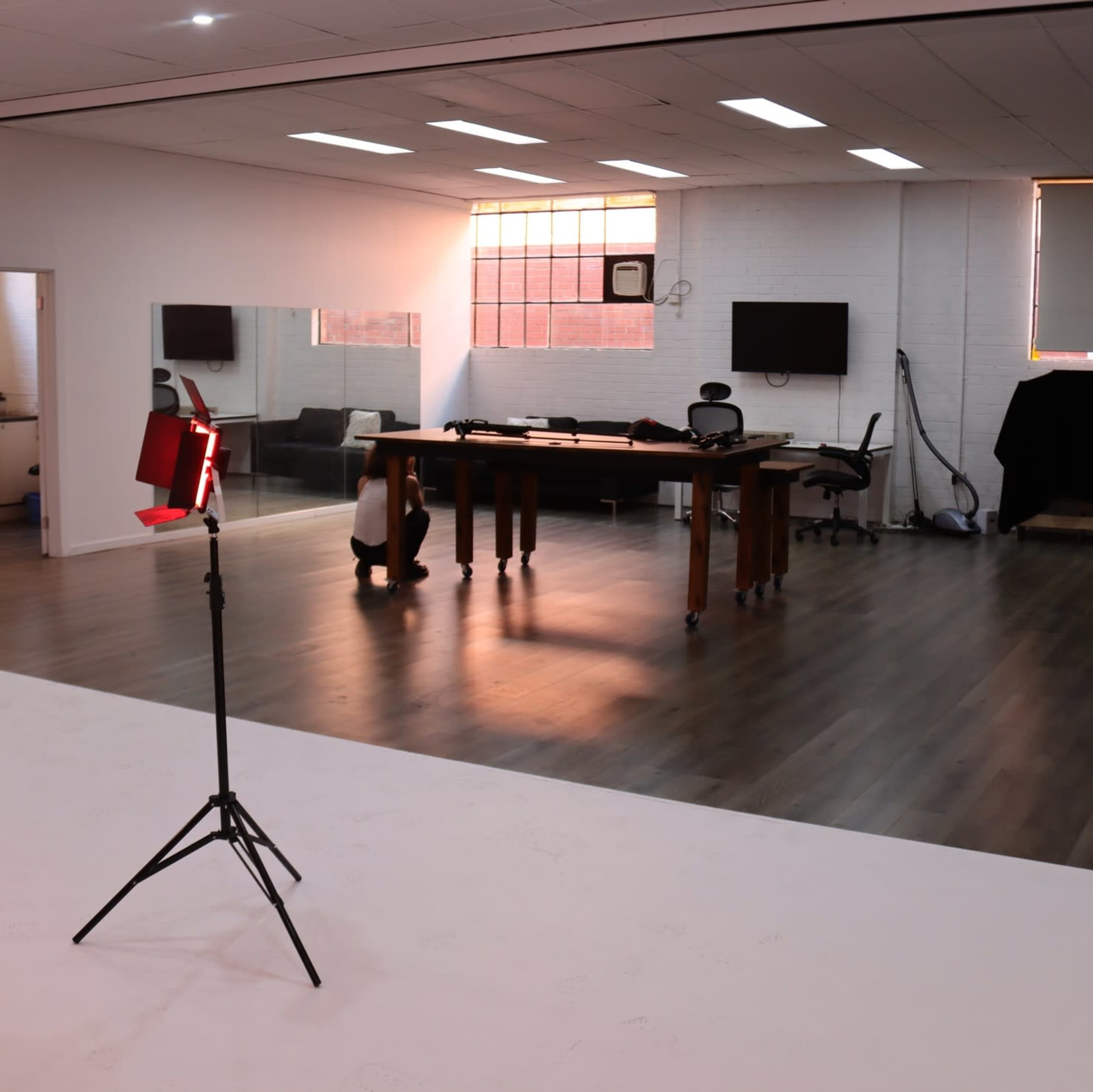 Industrial Studio with a Tall Cyclorama Image in Cheltenham, Cheltenham, VIC