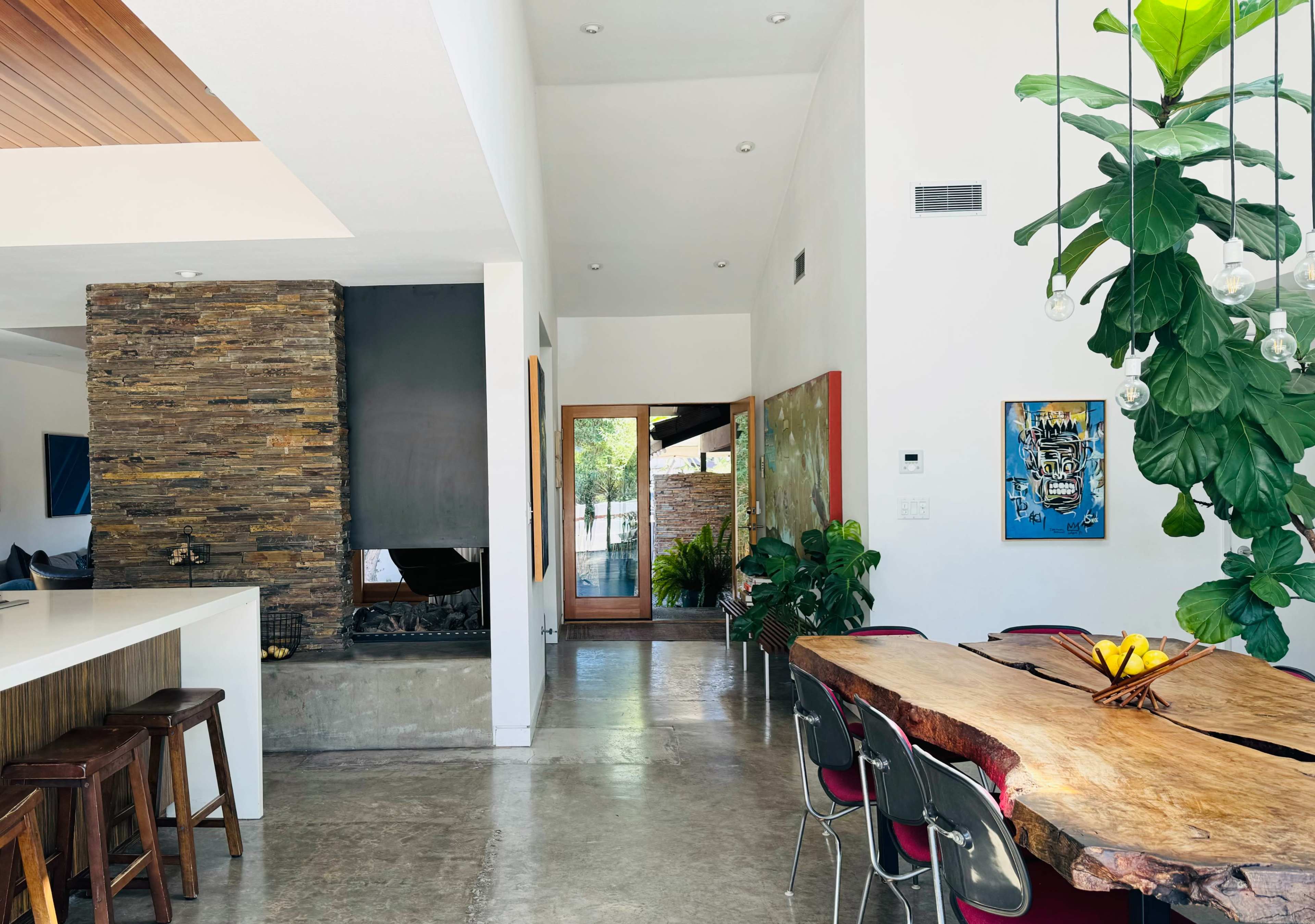 Bright Mid-century Open Pool House Image in Huntington Beach, Huntington Beach, CA