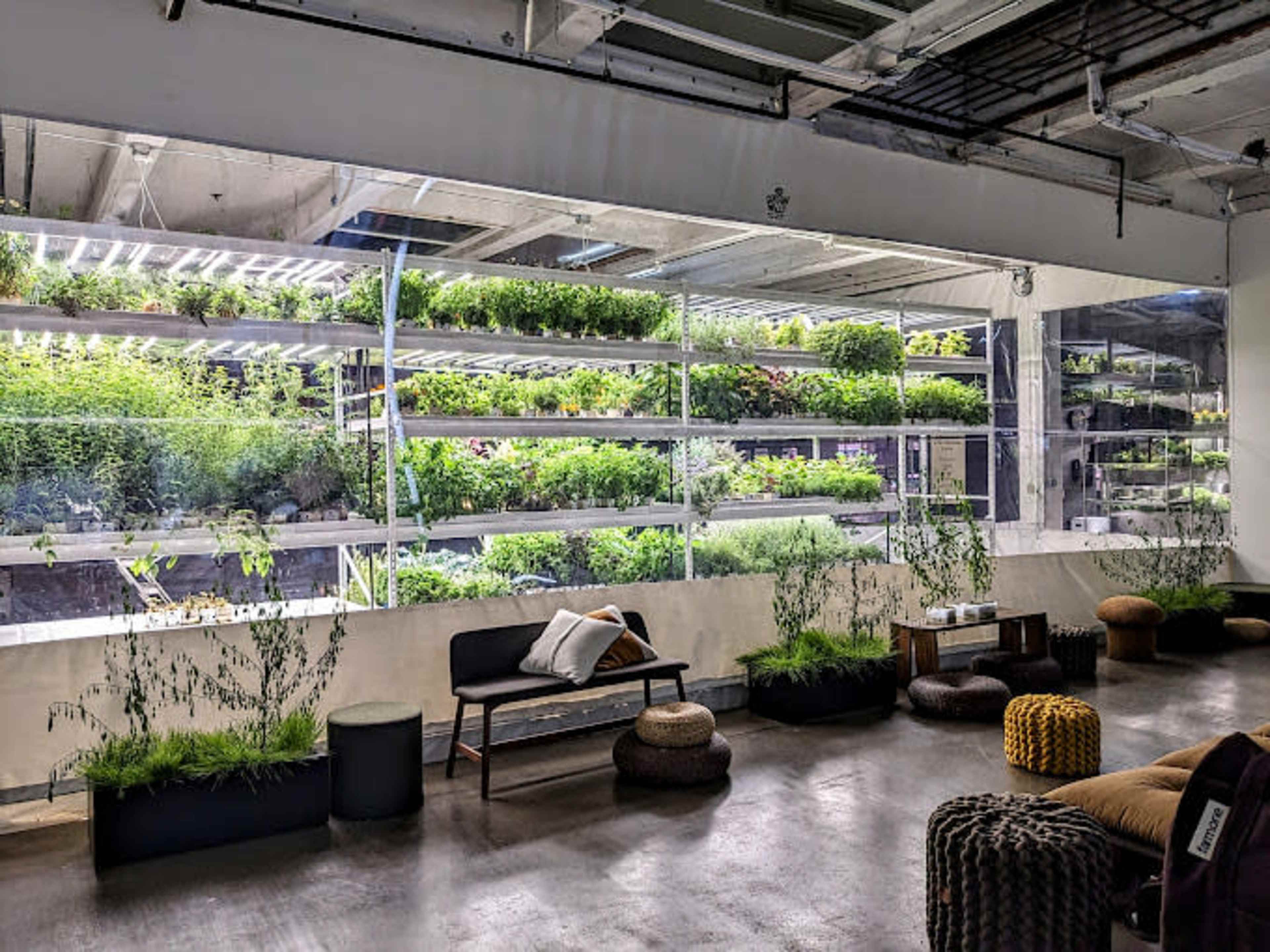 Indoor Brooklyn Farm in Converted Warehouse Image in Prospect Heights, Brooklyn, NY