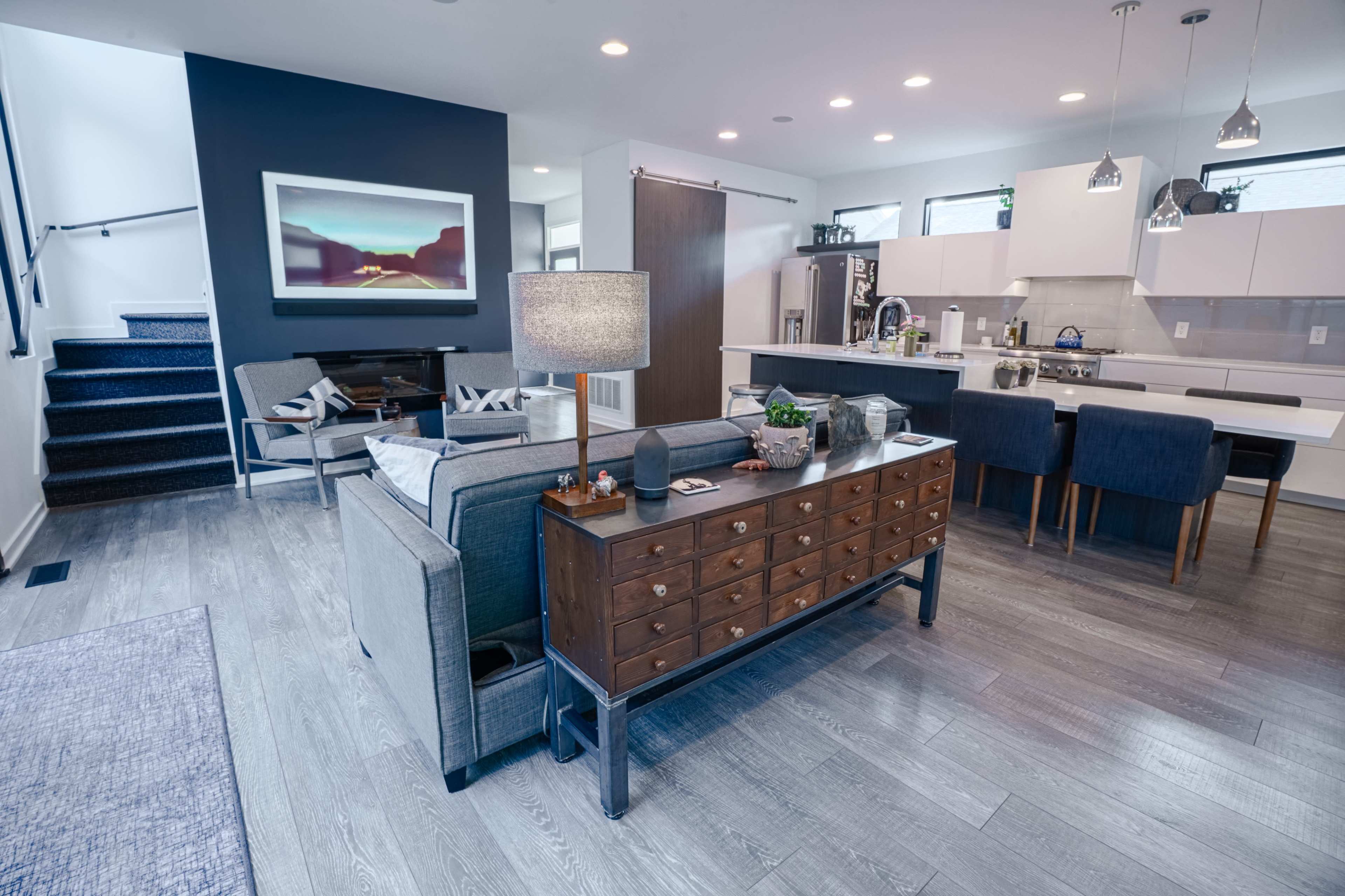 Skyline Retreat | Fountain Square Creative Loft + Rooftop Views Image in North Square Neighborhood, Indianapolis, IN