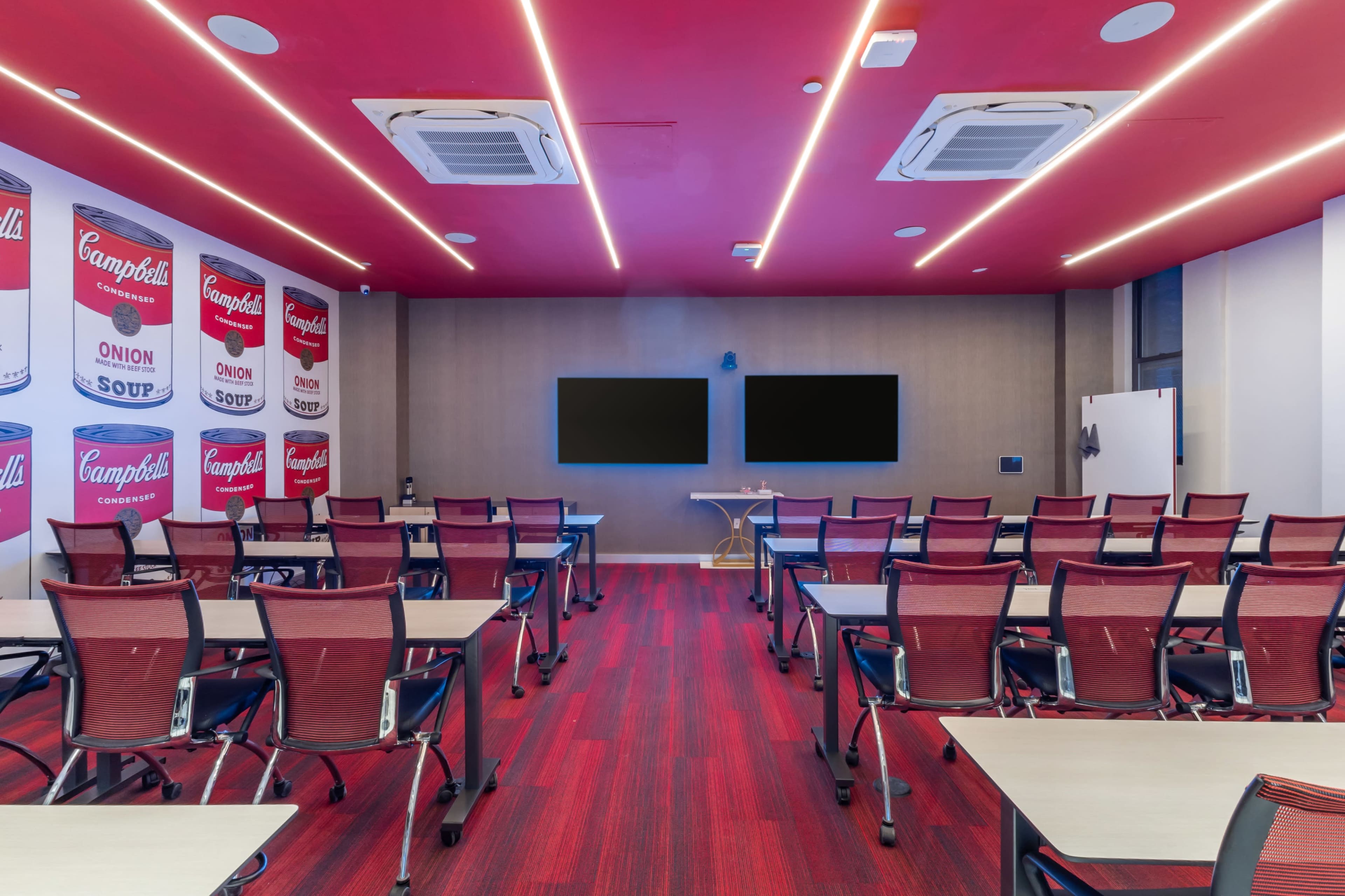Warhol Space - Huge Meeting Room Space Column Free-Great Team Room Space -All AV comes with the Venue + Kitchen & Phone Booths and Lounge Area - GRAND OPENING PROMO Image in Midtown Manhattan, New York, NY