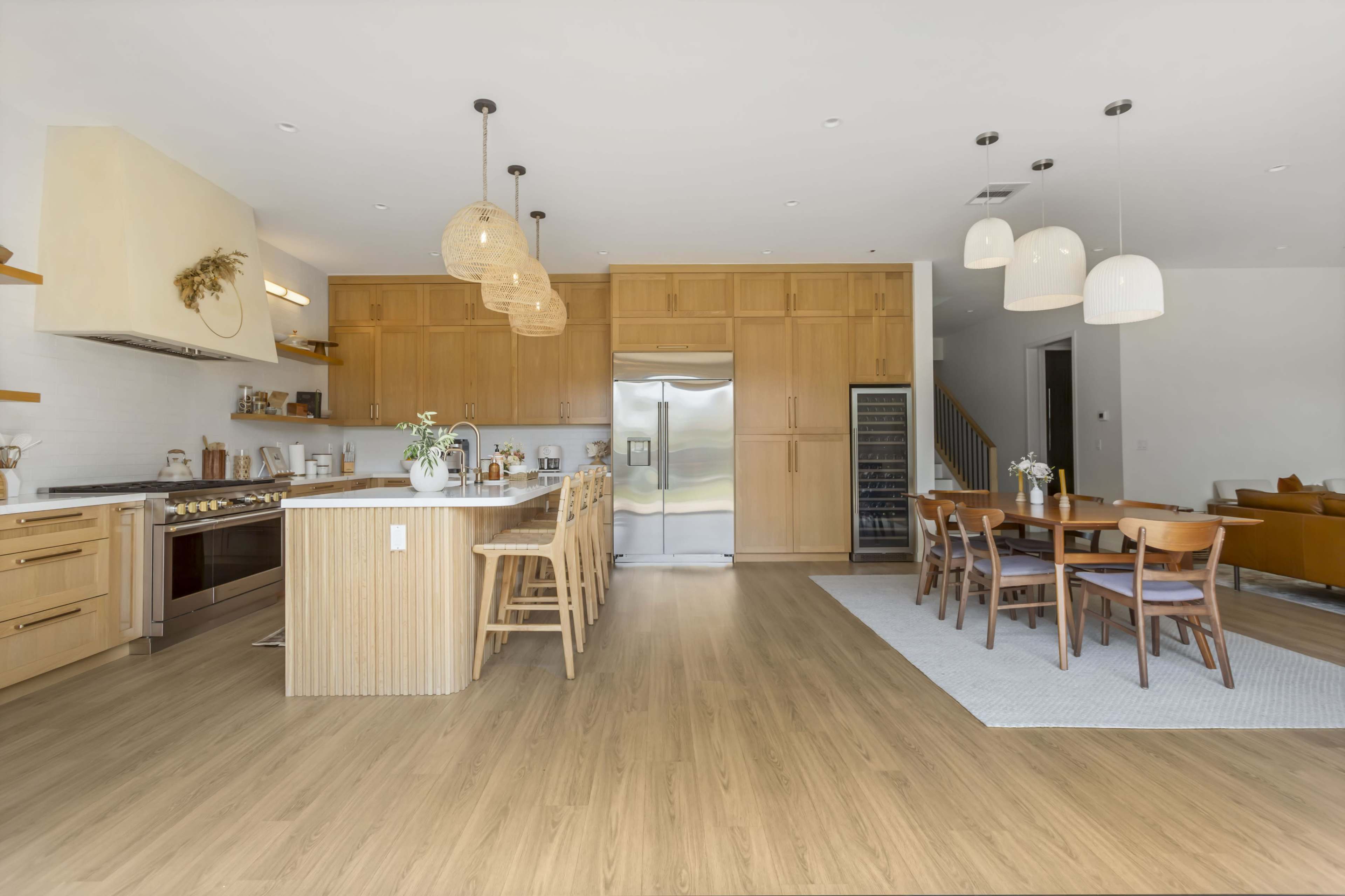 Contemporary Modern House, Backyard & Garage Gym Image in Old Lakewood City, Long Beach, CA