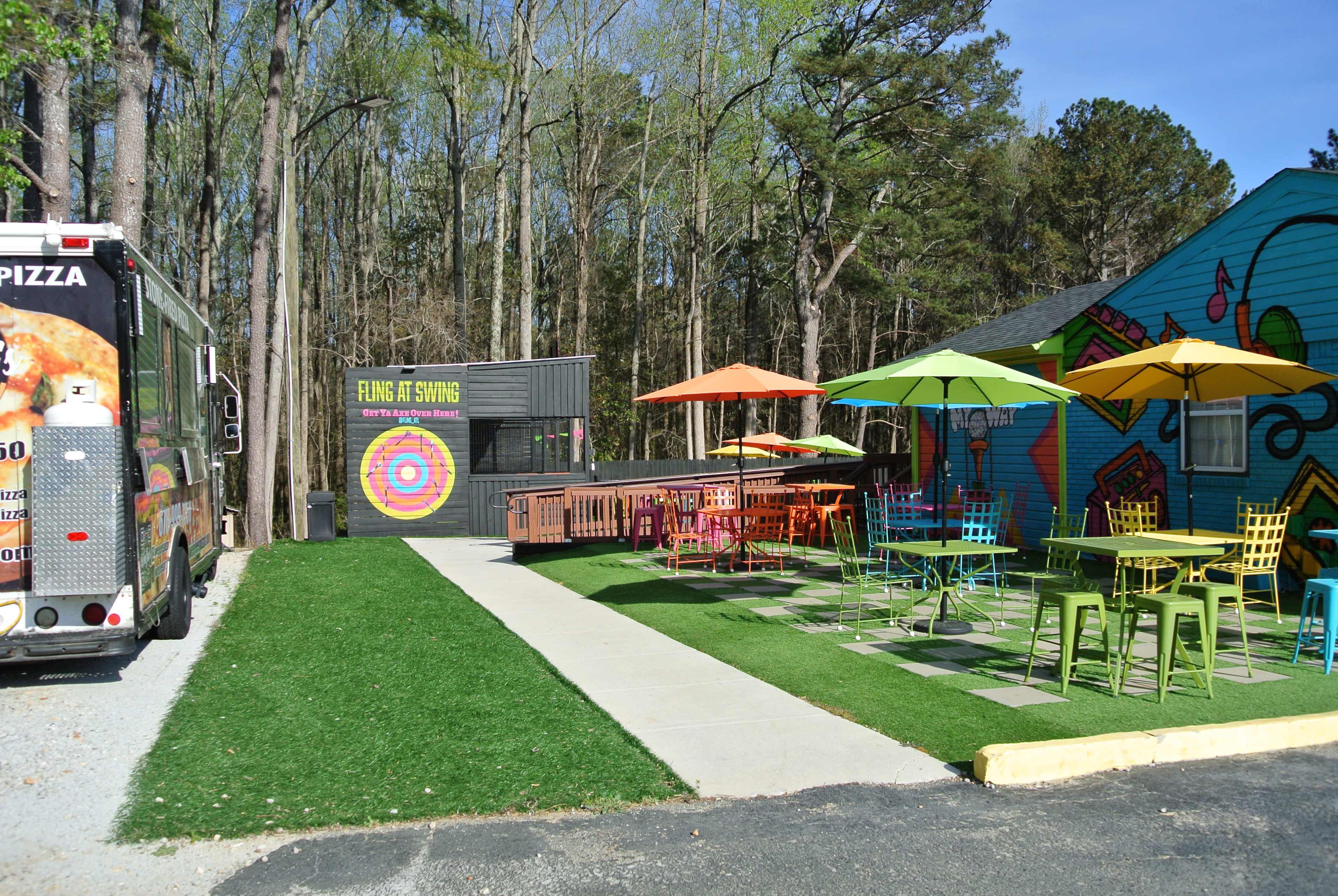South Atlanta's Mini Golf & Axe Throwing with Vibrant 80's Vibes Image in Fairburn, Fairburn, GA