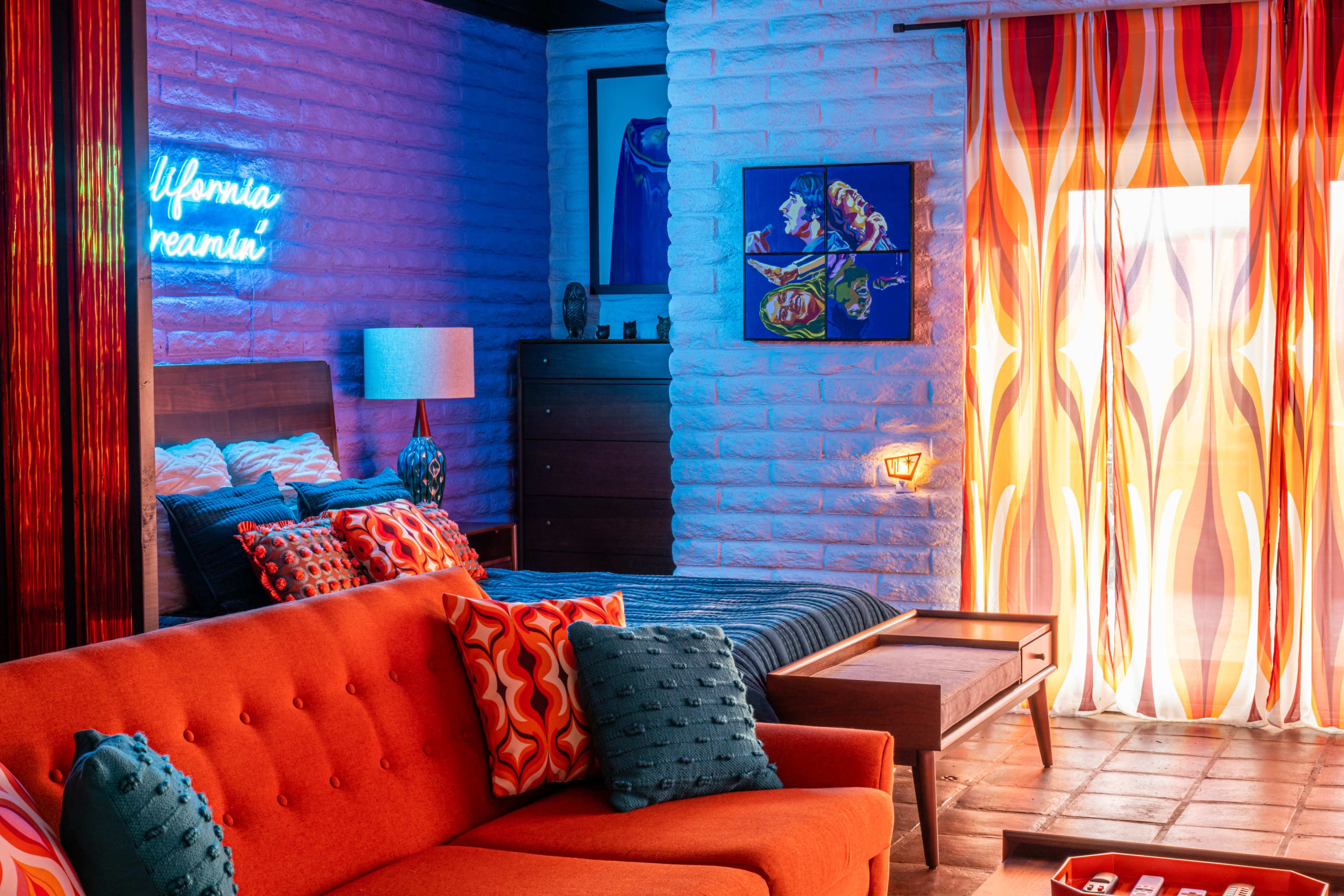 60s/70s Mid-Century Modern Groovy Psychedelic Studio Image in Hidden Meadows, Escondido, CA