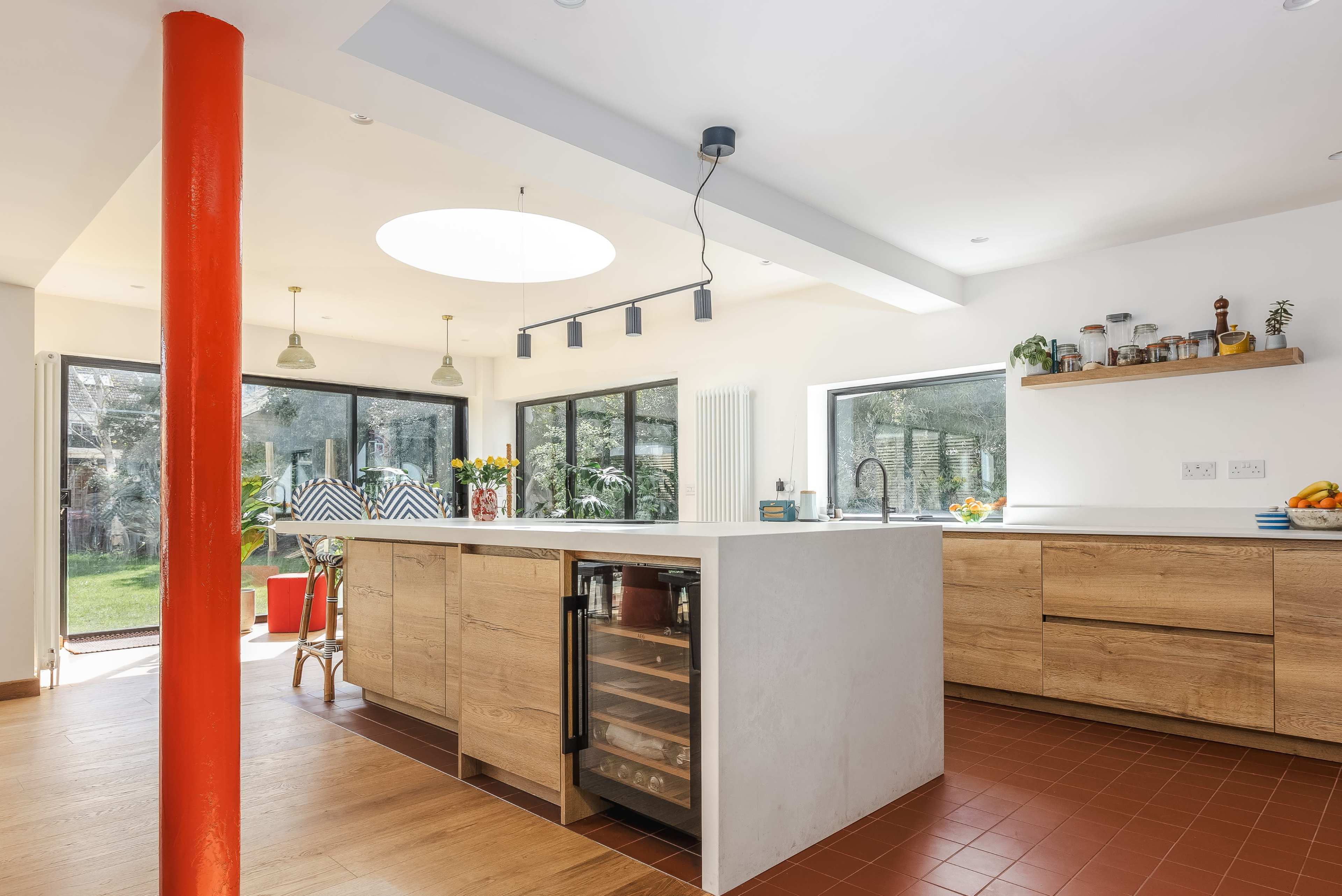 Modern, Scandi inspired, contemporary, light & spacious kitchen. Image in Hove, Brighton and Hove, ENG