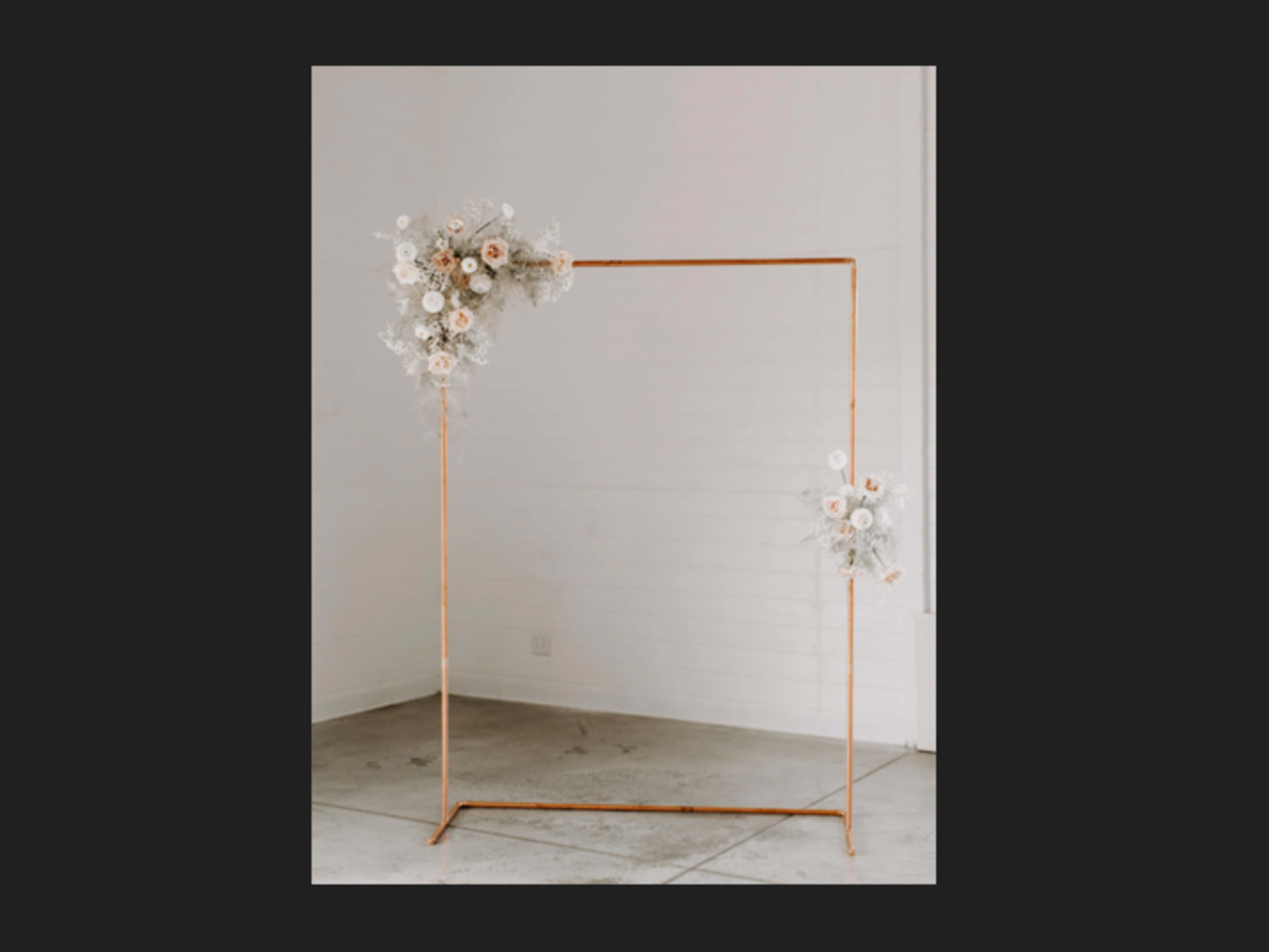 7ft Copper Rectangle Arch