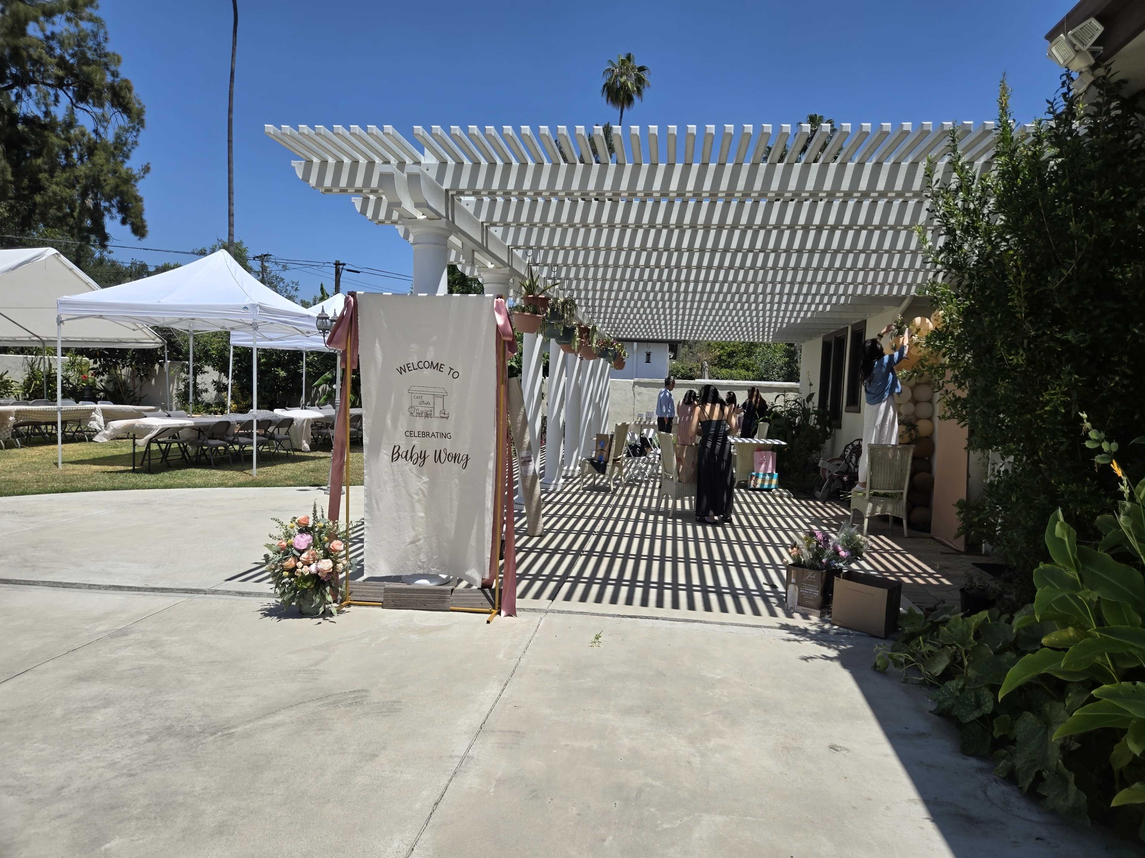 Big open backyard space with beautiful plants Image in San Marino, San Marino, CA