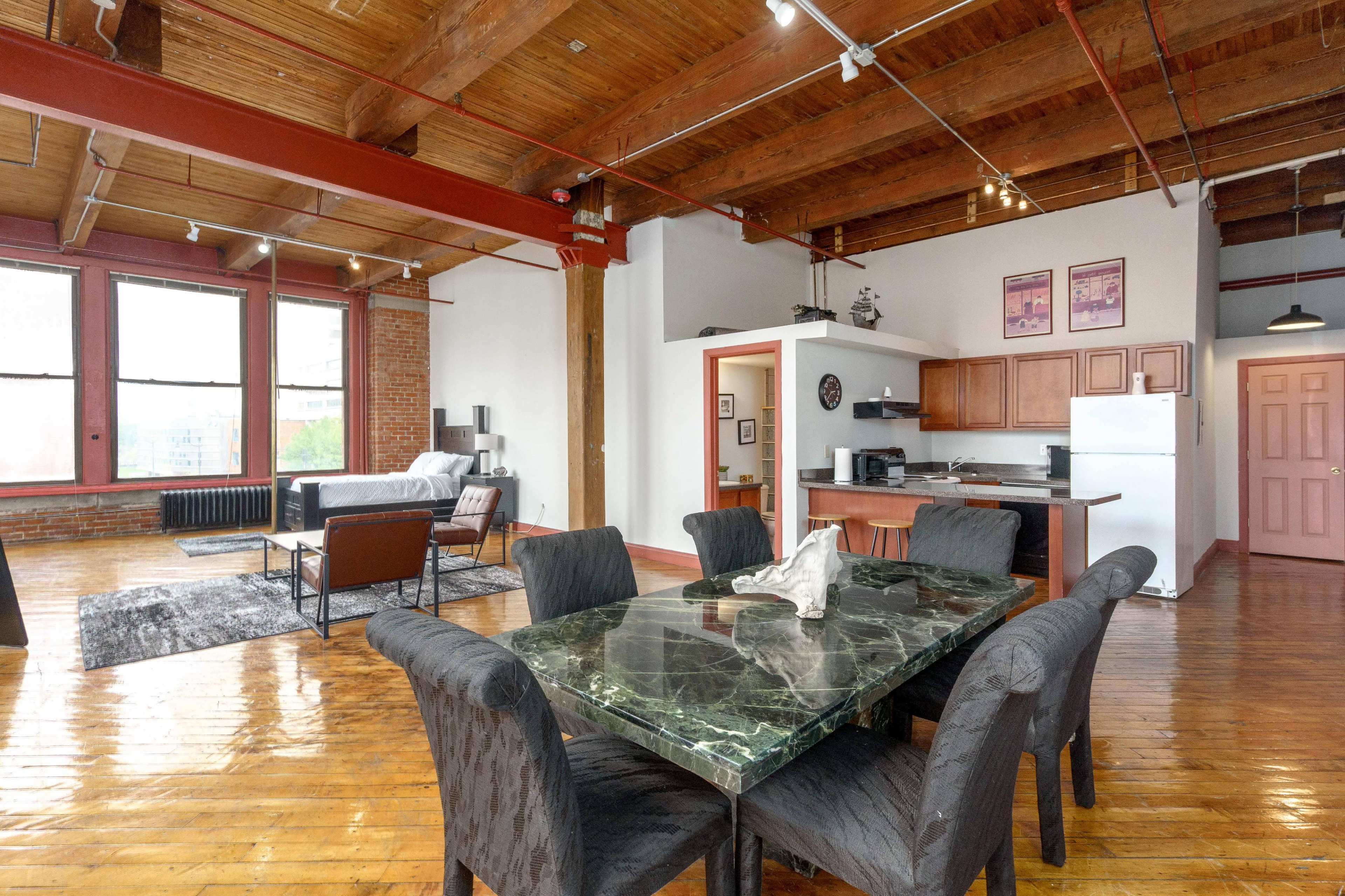 Greektown Loft with Stripper Pole Image in Downtown Detroit, Detroit, MI