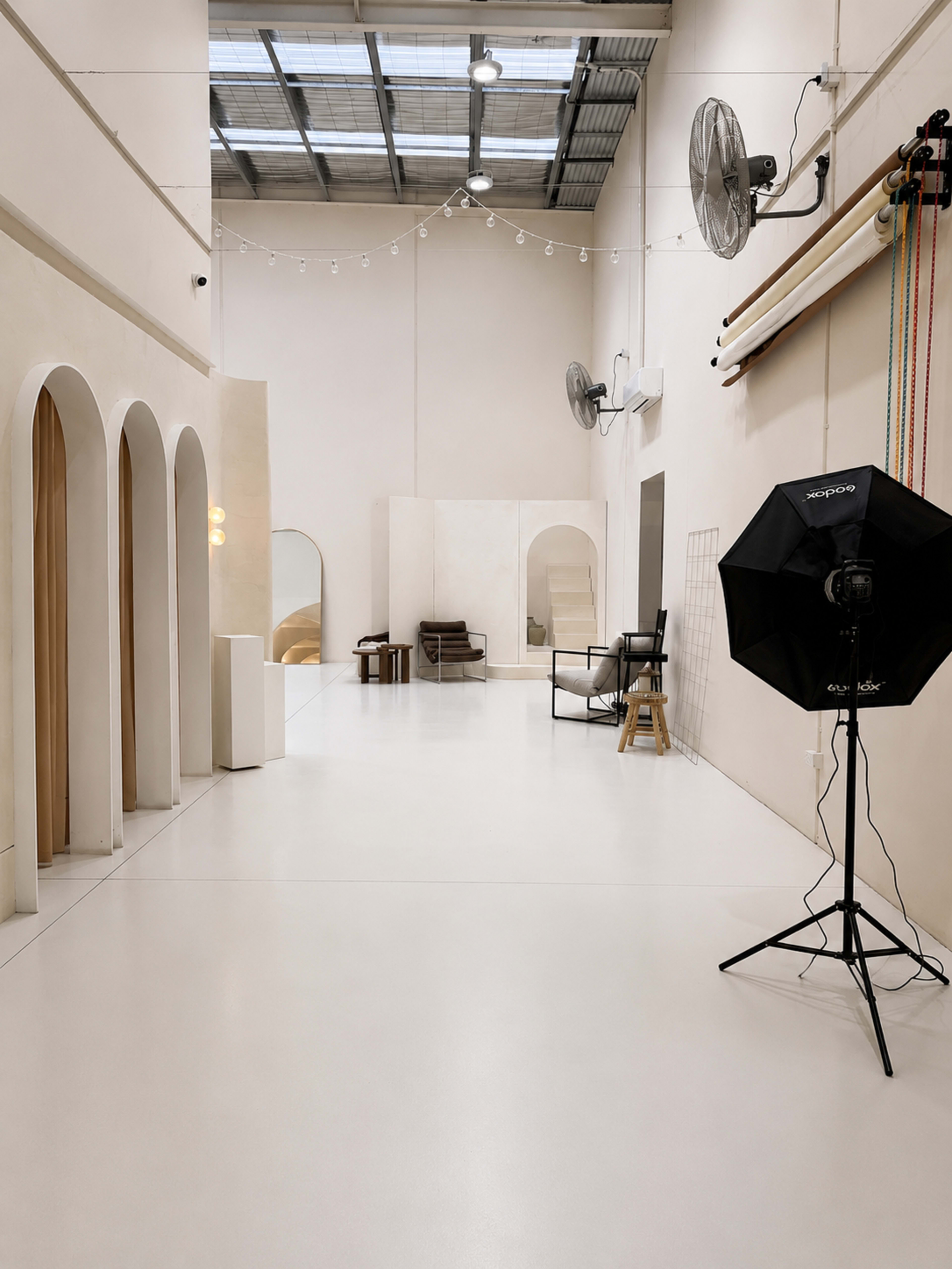 Mediterranean-Inspired Studio with Iconic Arched Hallway in Altona North Image in Altona North, Altona North, VIC