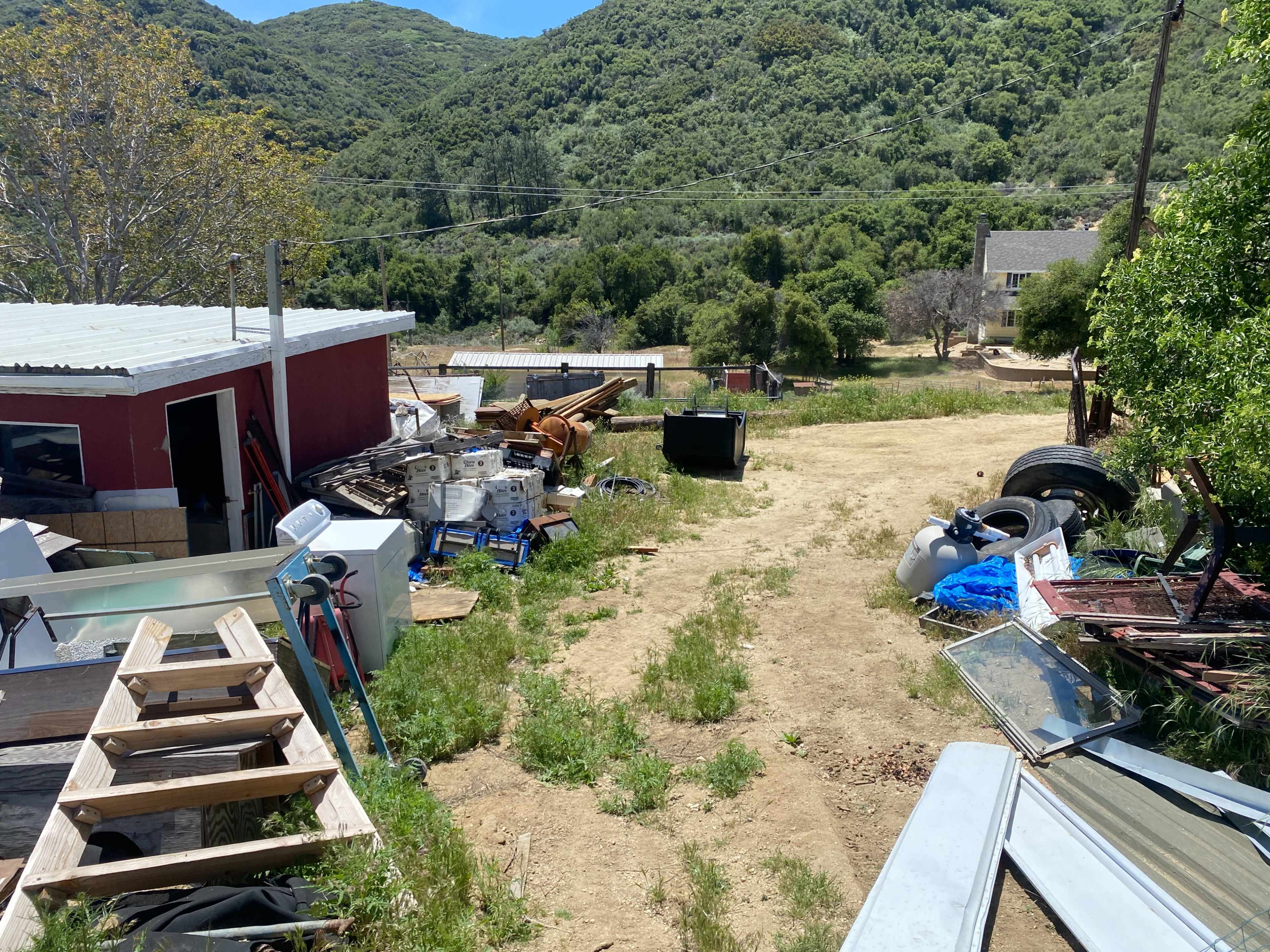 High Desert Junkyard – Rusted Tools, Tires, and Metal Chaos Image in Leona Valley, Leona Valley, CA