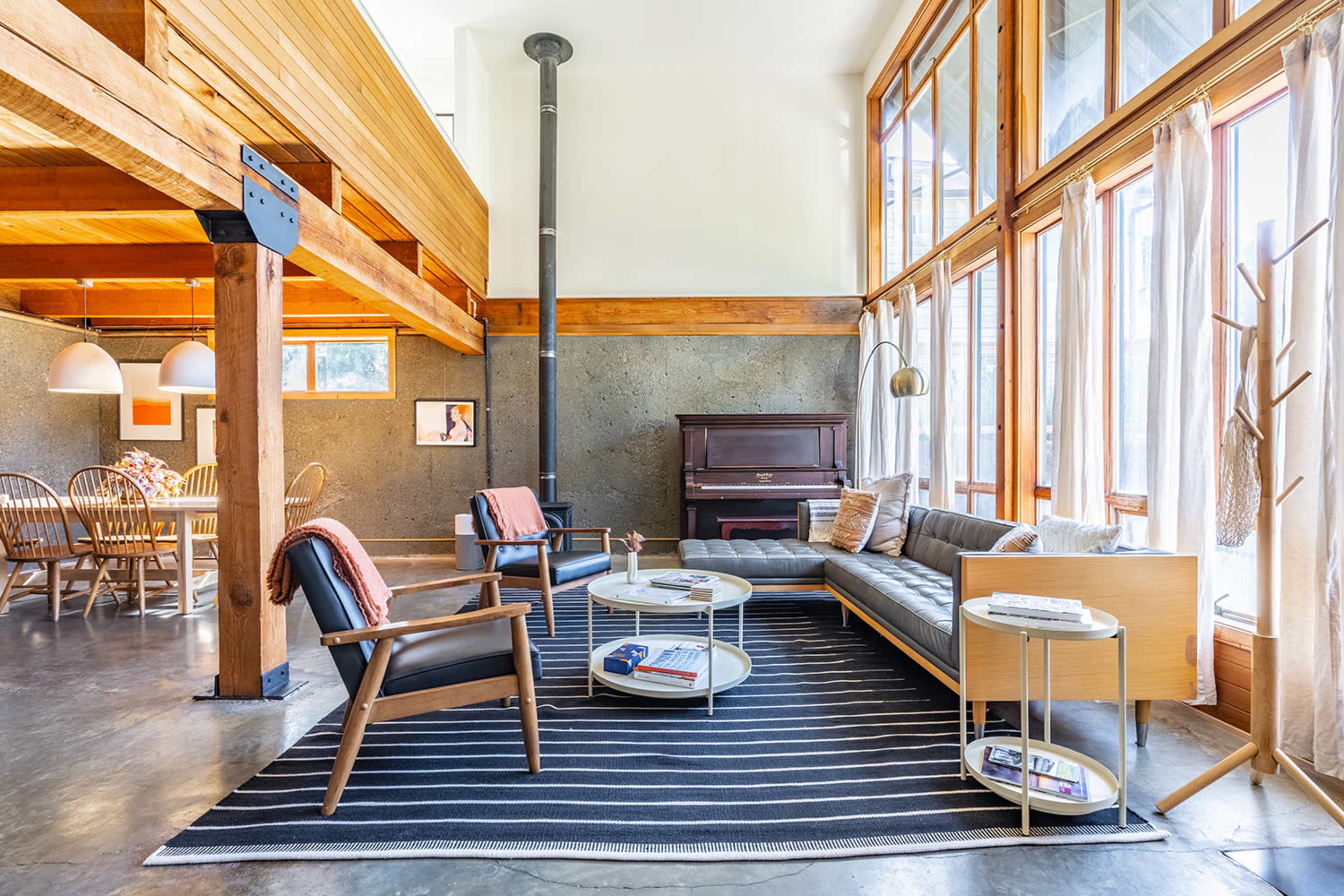 Gorgeous industrial home: honest materials, open layout, inclusive design Image in Judkins Park, Seattle, WA