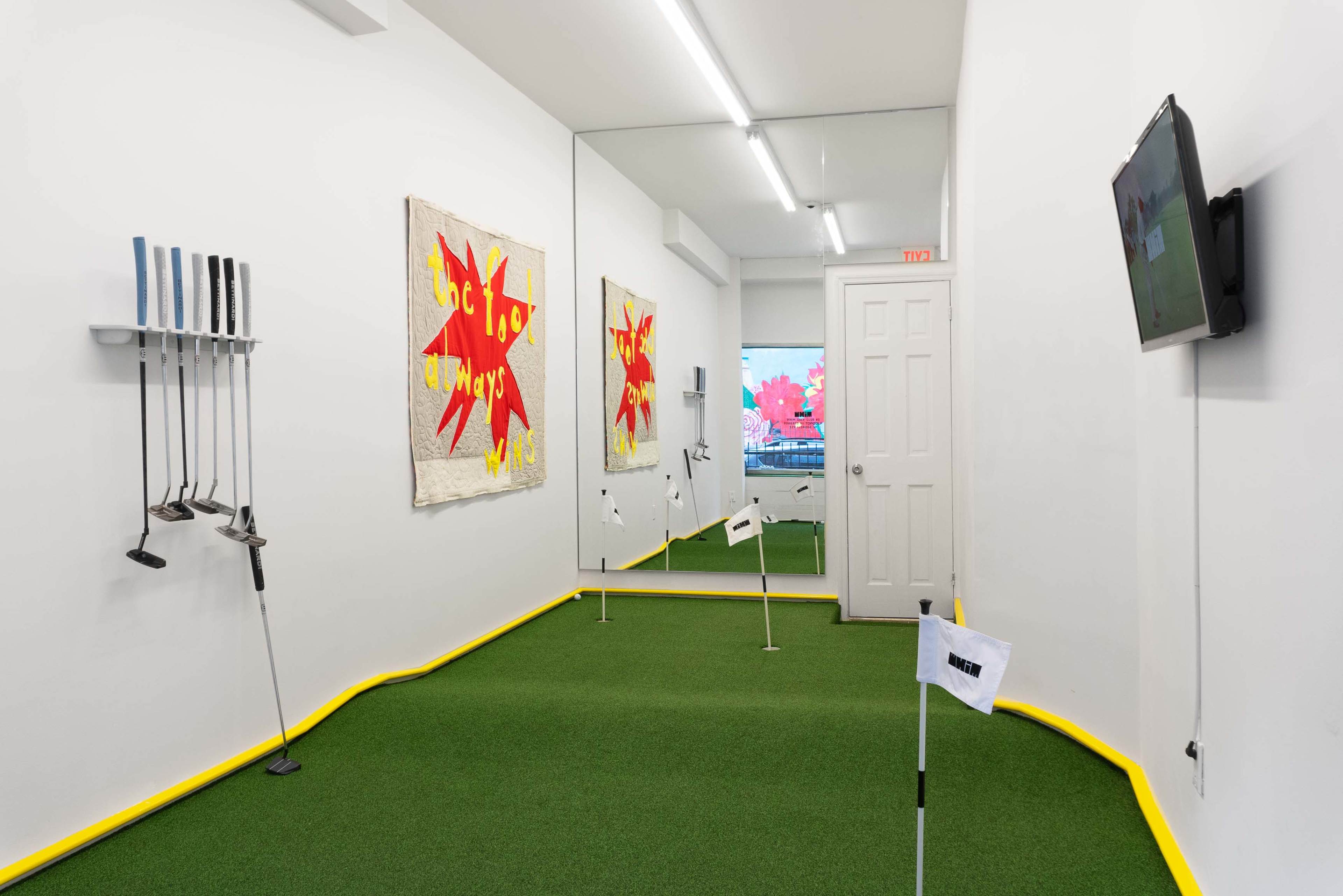 Downtown Mini Golf Sidewalk Gallery Space Image in Bowery, New York, NY