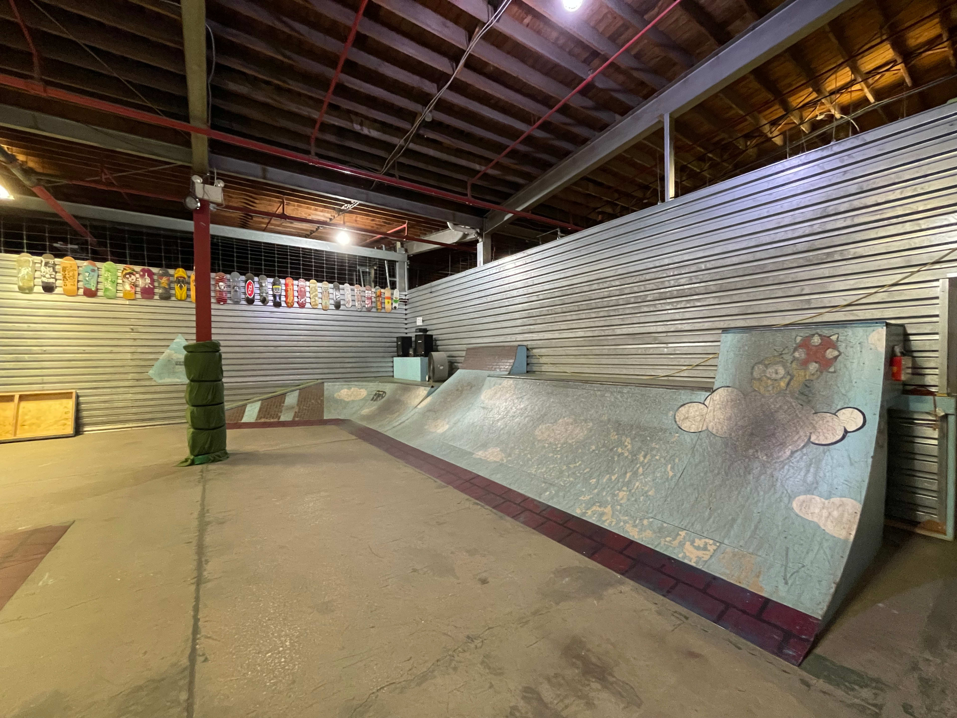 Suburban Private Indoor Skatepark Warehouse Image in Lower Gwynedd Township, Ambler, PA