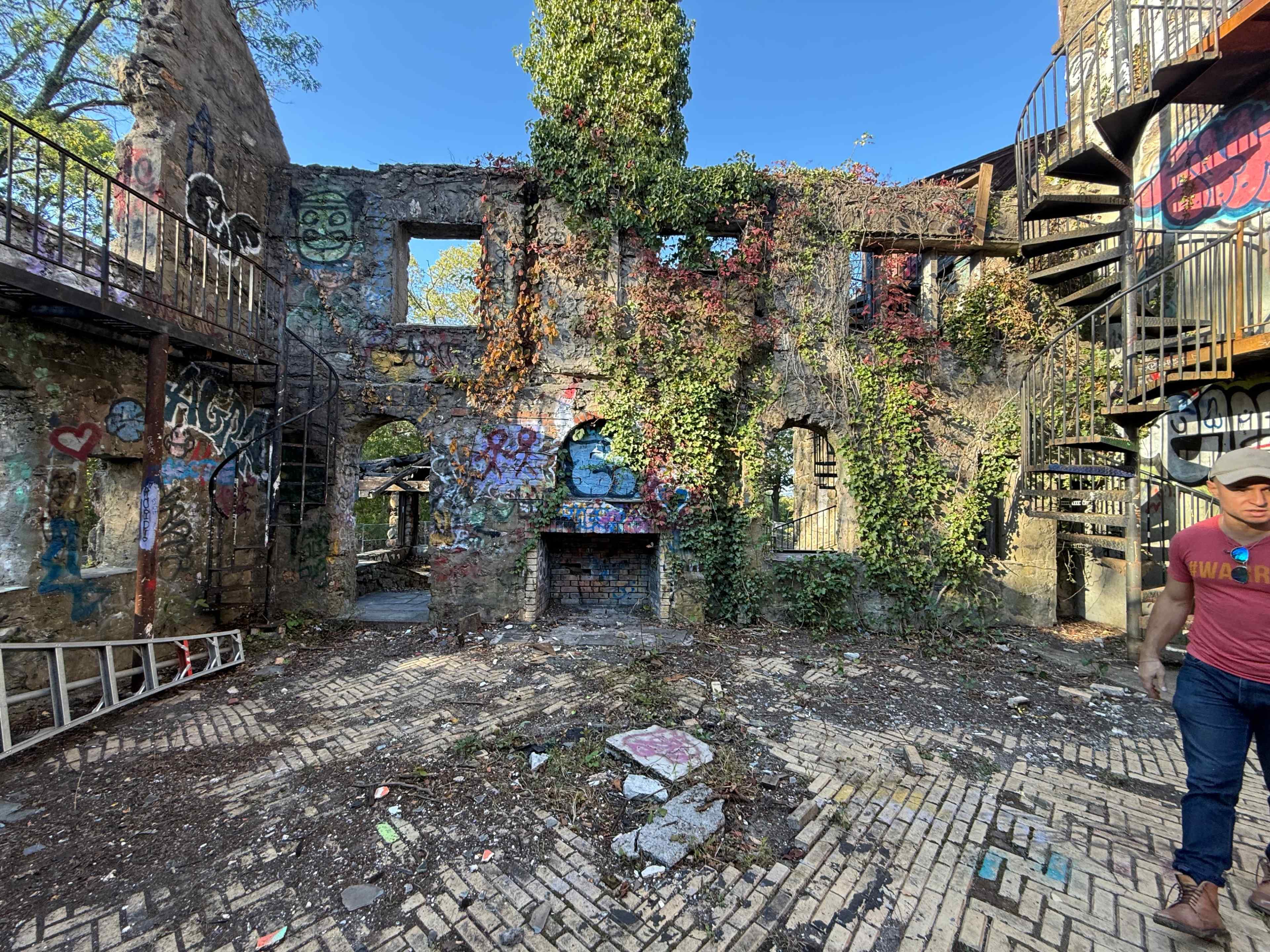 Raw Historic Stone Castle Ruin on 23 Private Acres Image in New Castle, Ossining, NY