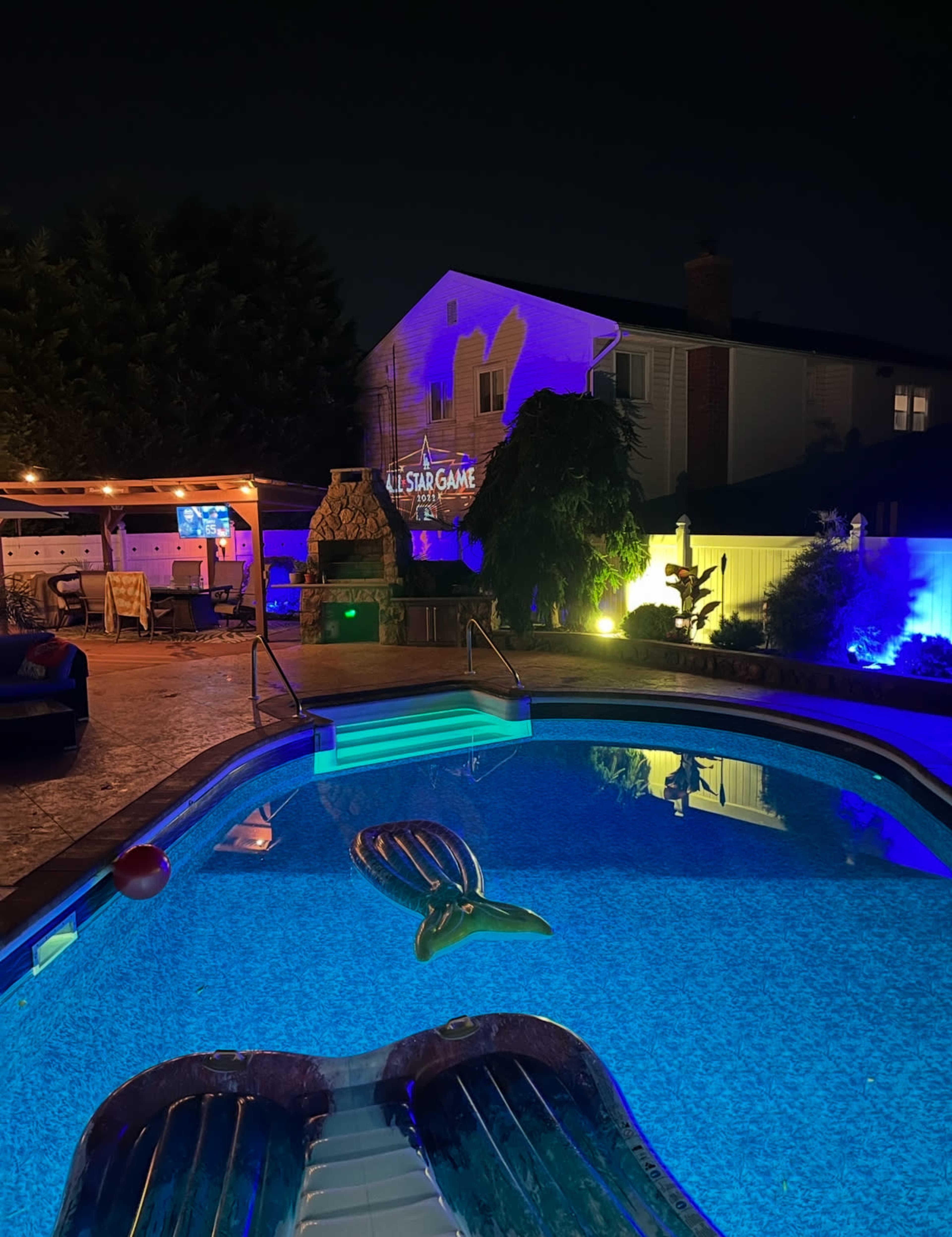 Tropical Backyard Oasis with Inground Pool – Perfect for Private Events, Relaxation, or Photoshoots Image in Oyster Bay, Massapequa Park, NY