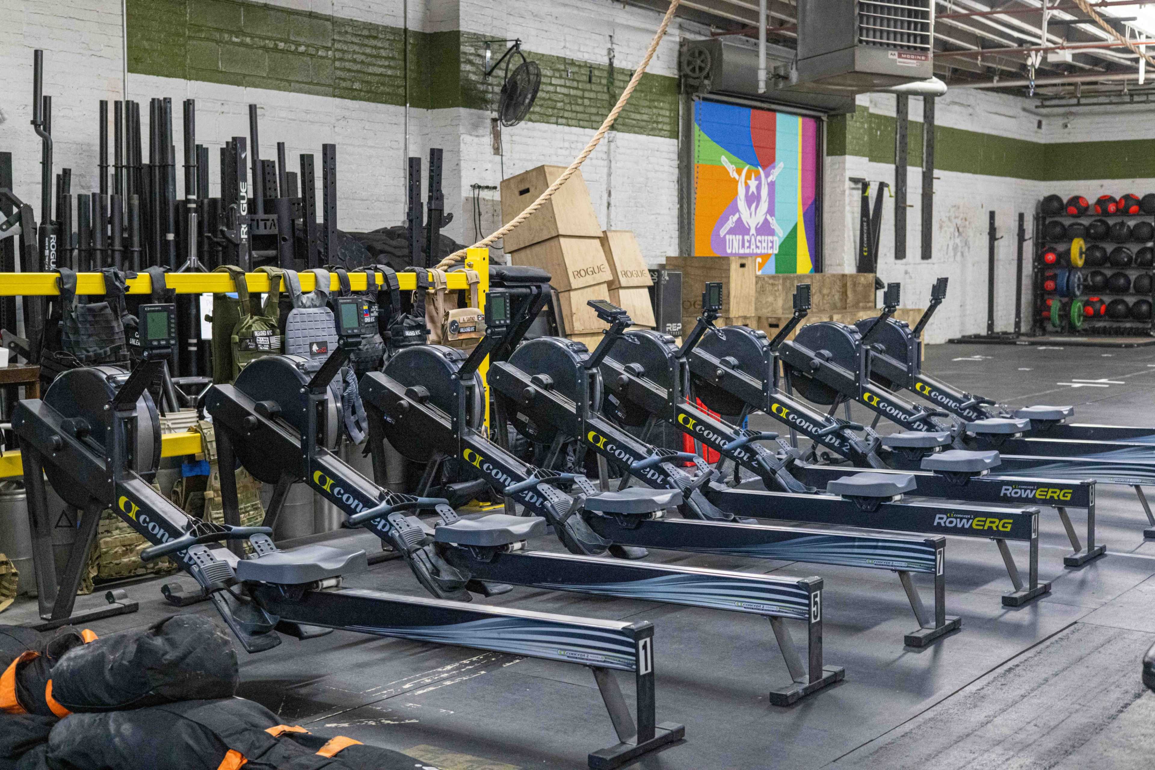 Industrial Warehouse Gym With Skylights Image in Astoria, Long Island City, NY