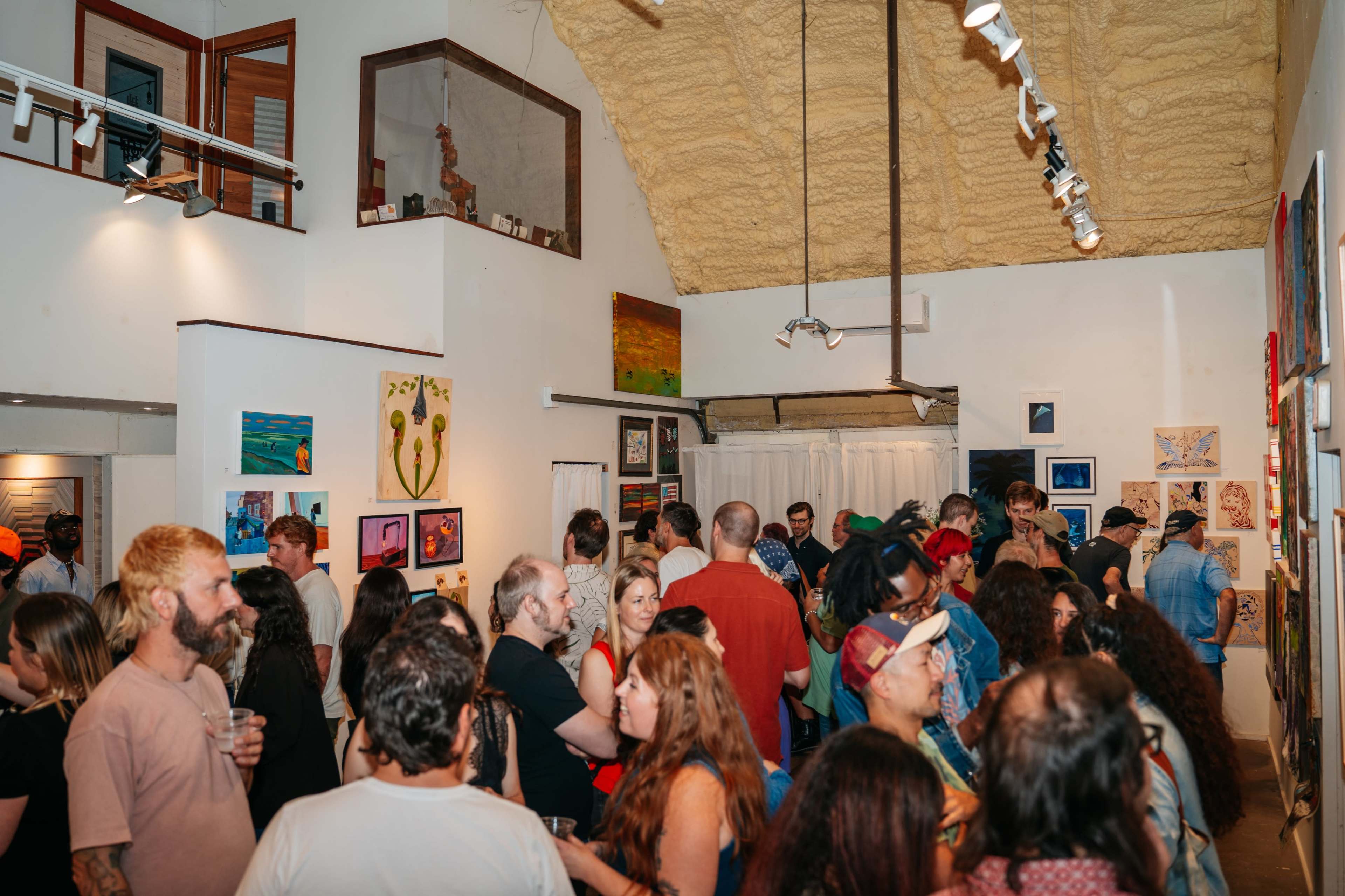 East Side Industrial Air Force Hanger Art Gallery Image in Govalle, Austin, TX