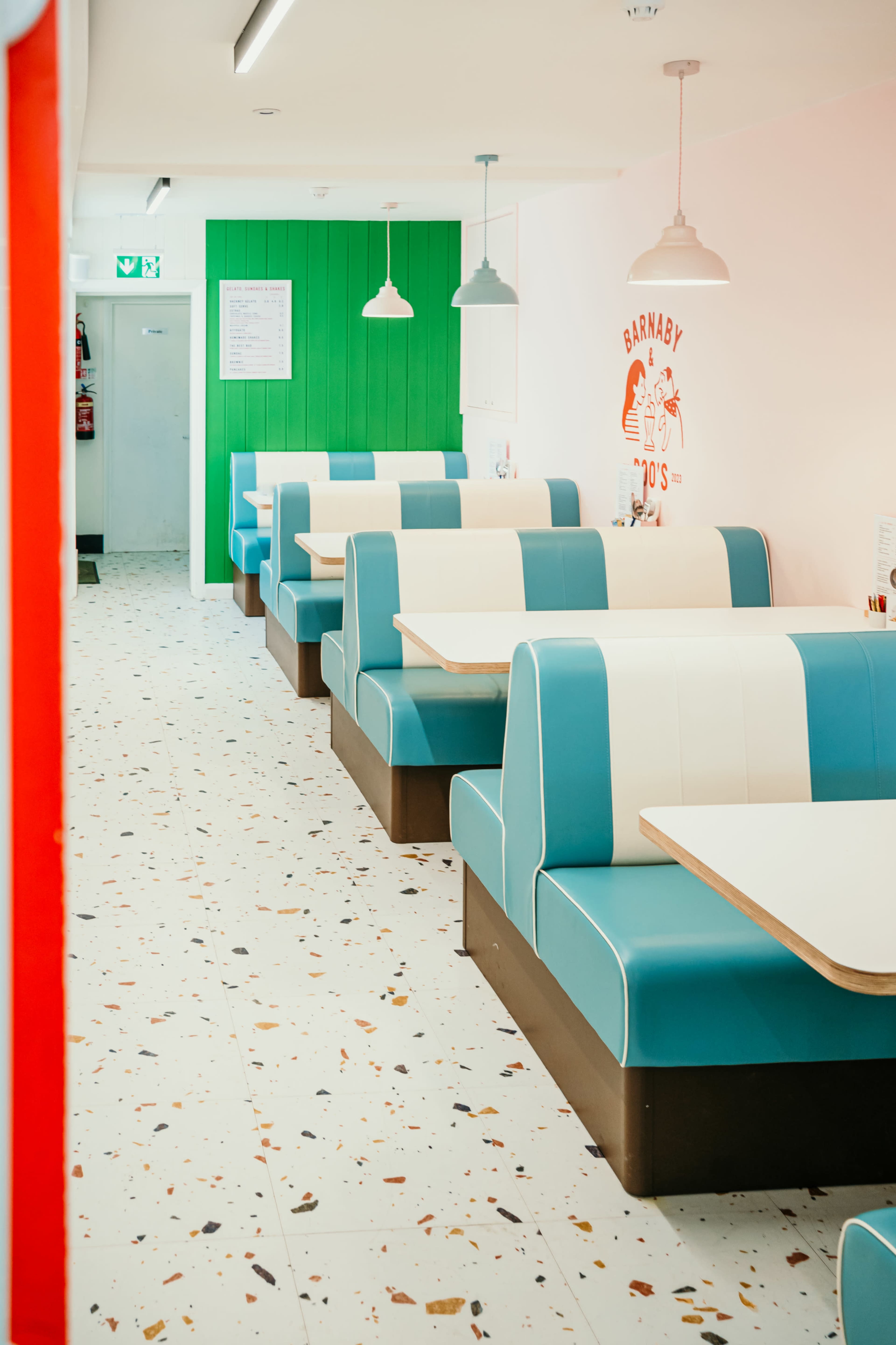 Cute highsteet ice cream cafe / diner Image in New Malden, New Malden, ENG