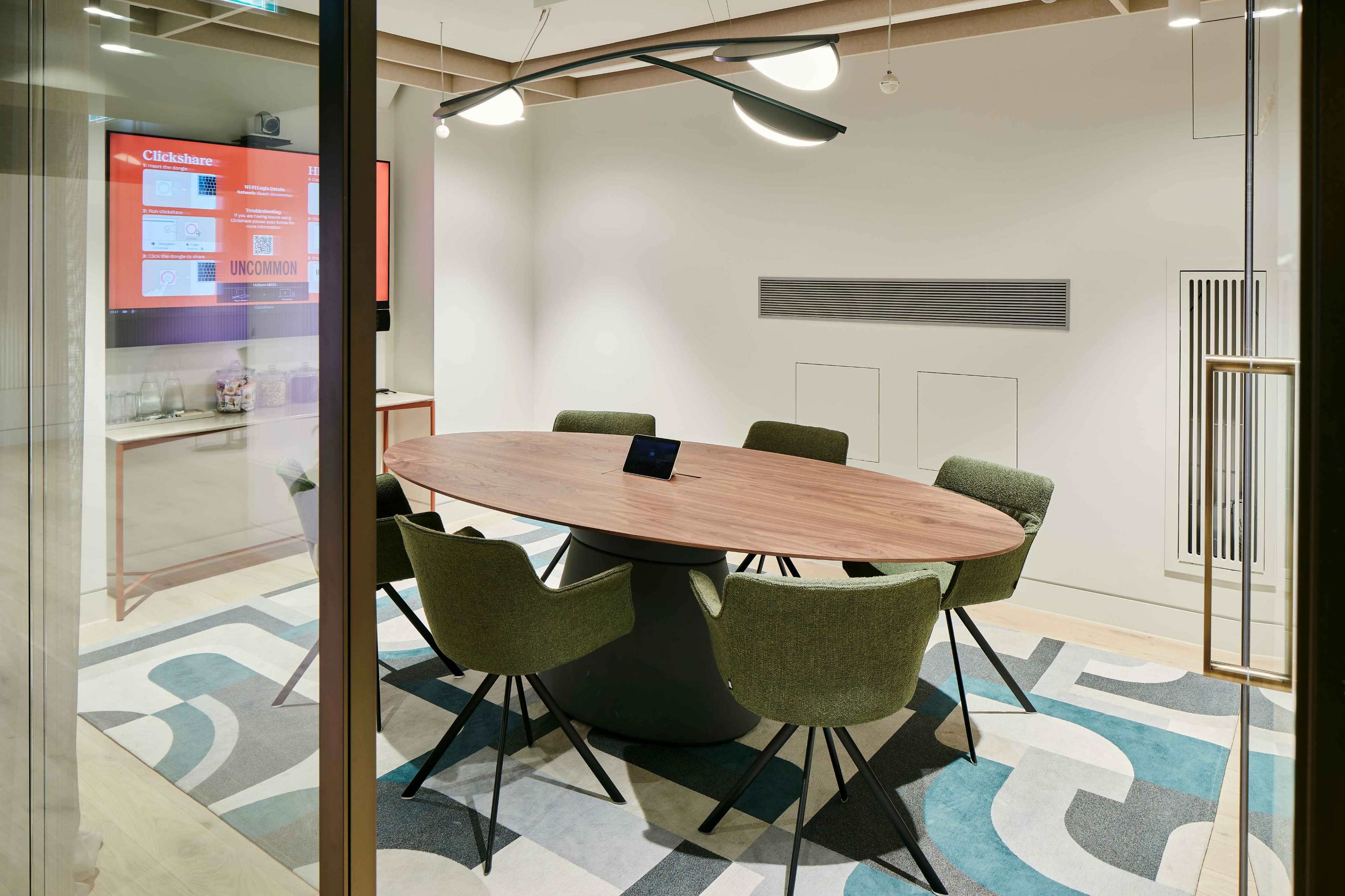 Modern Boardroom Space Image in Holborn, London, ENG