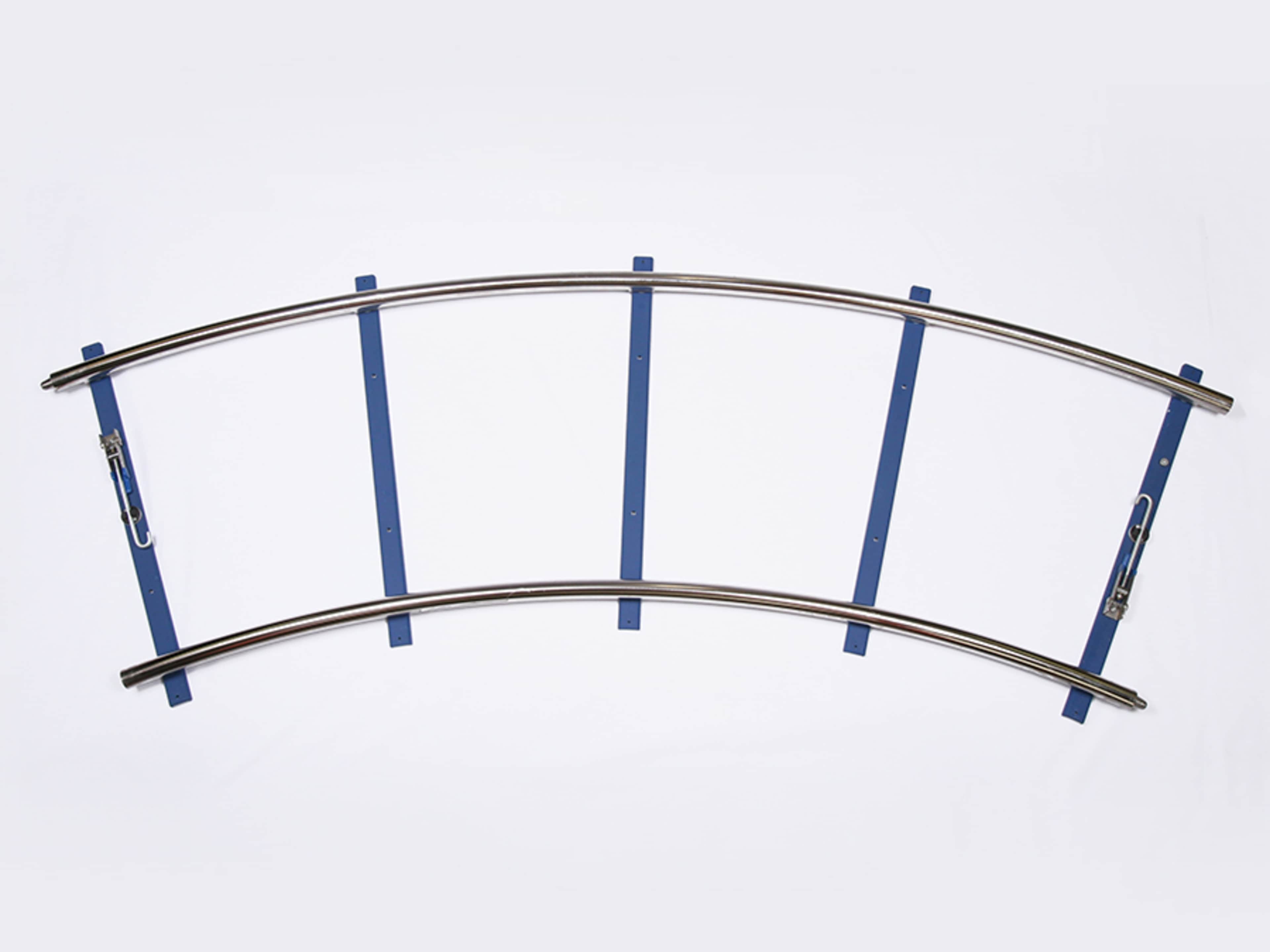 45º curved dolly track