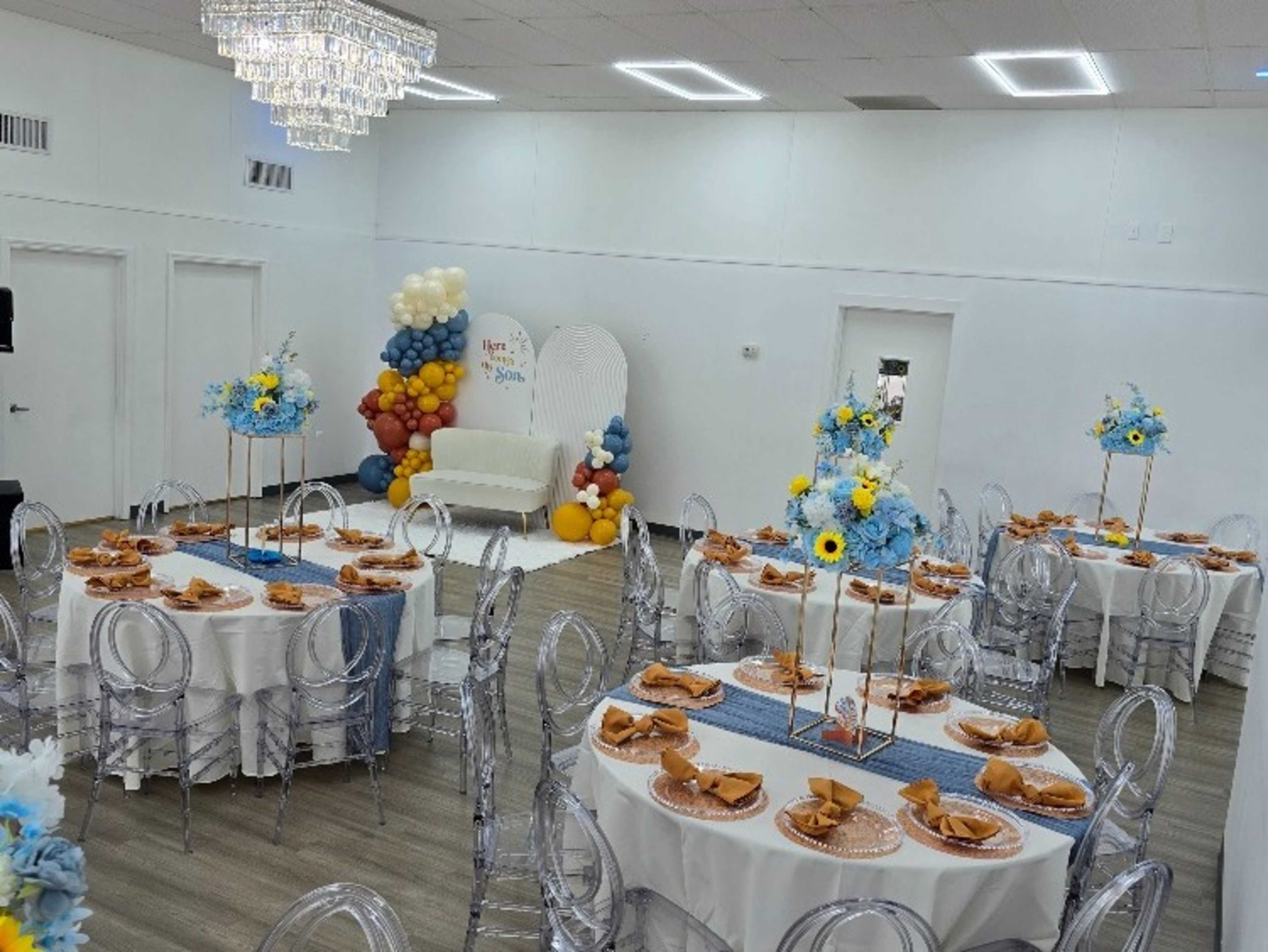 Venue with decoration