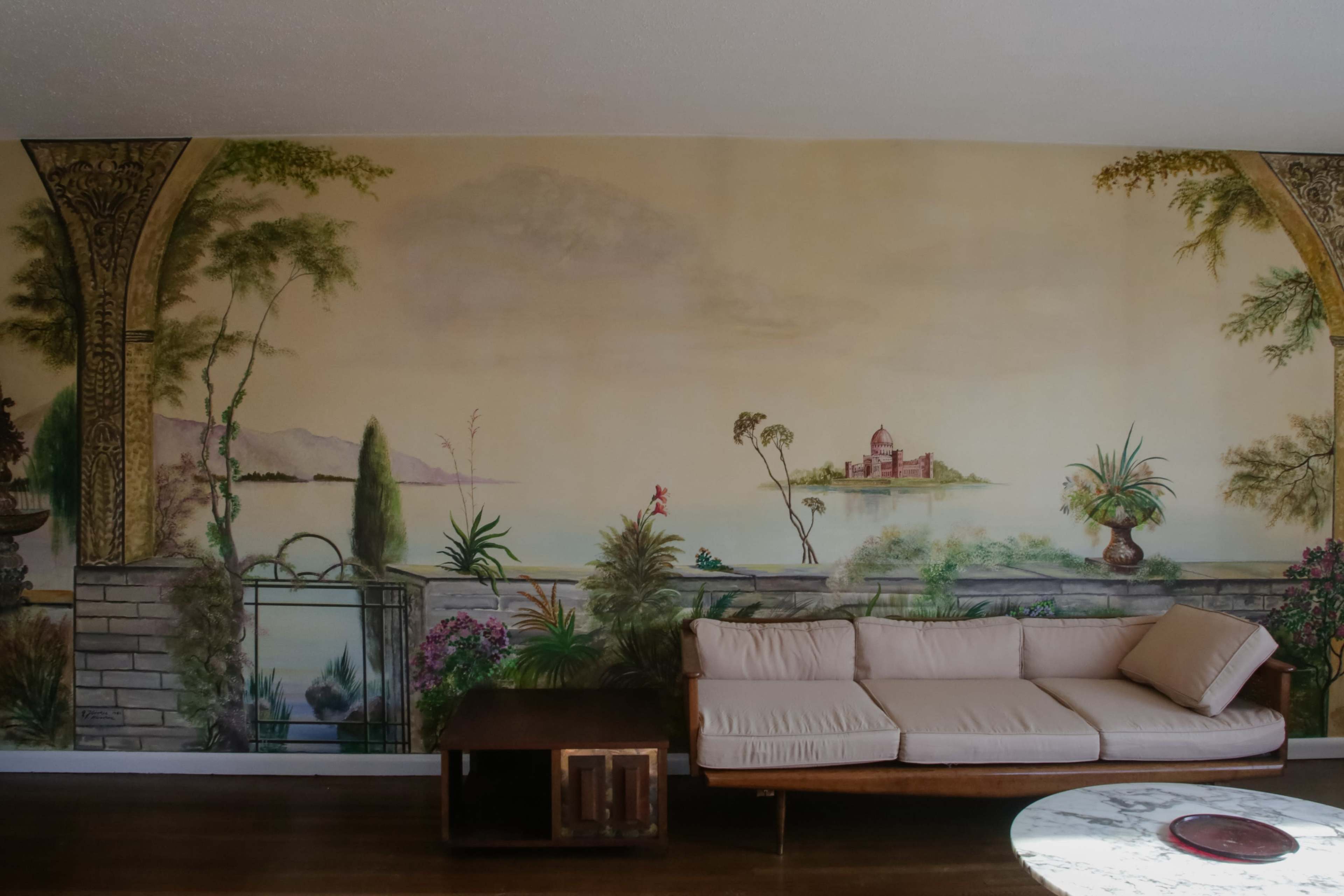Retro Wallpapered Furnished House with Mid-Century Charm Image in Little Neck, Little Neck, NY