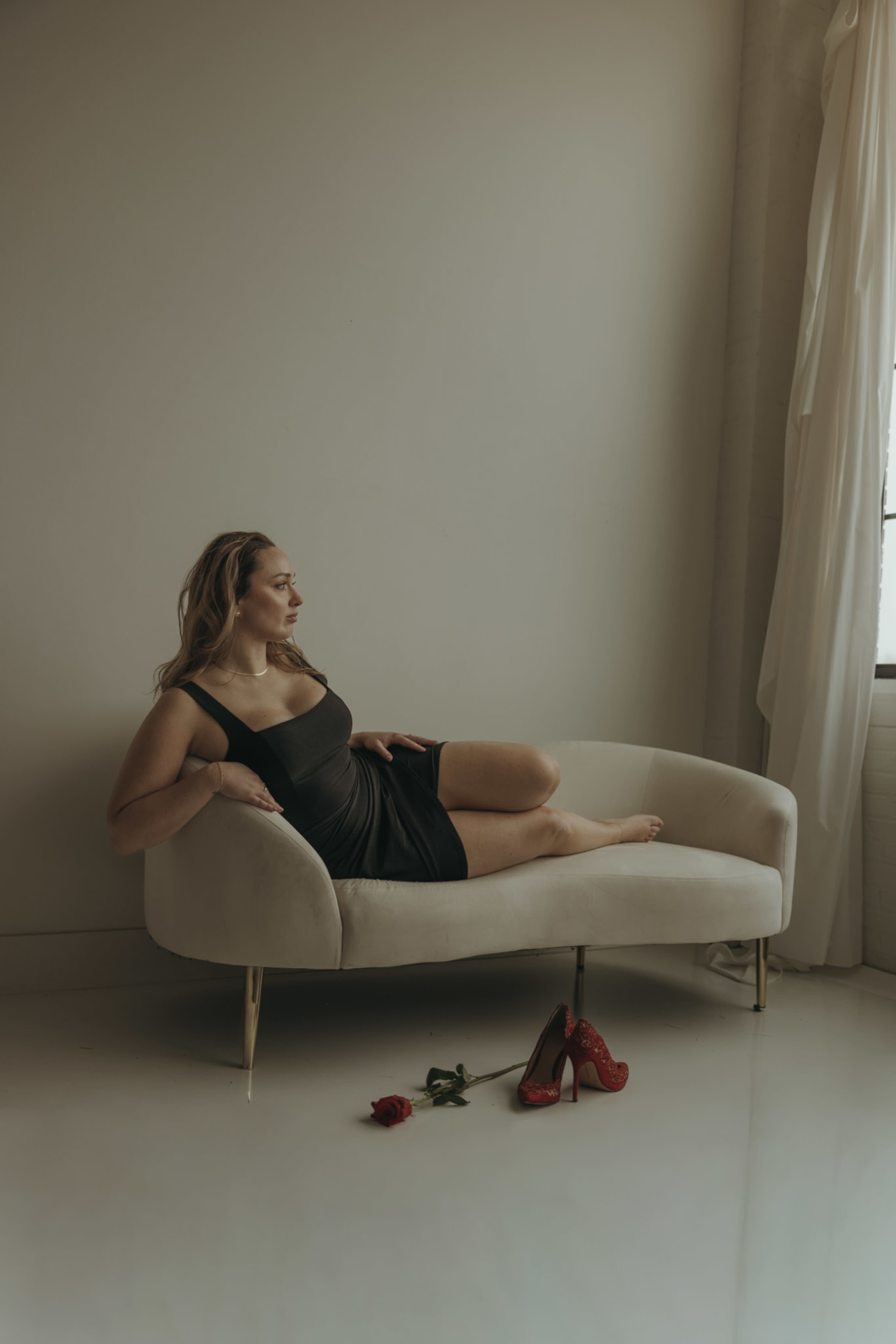 Boudoir photo shoot