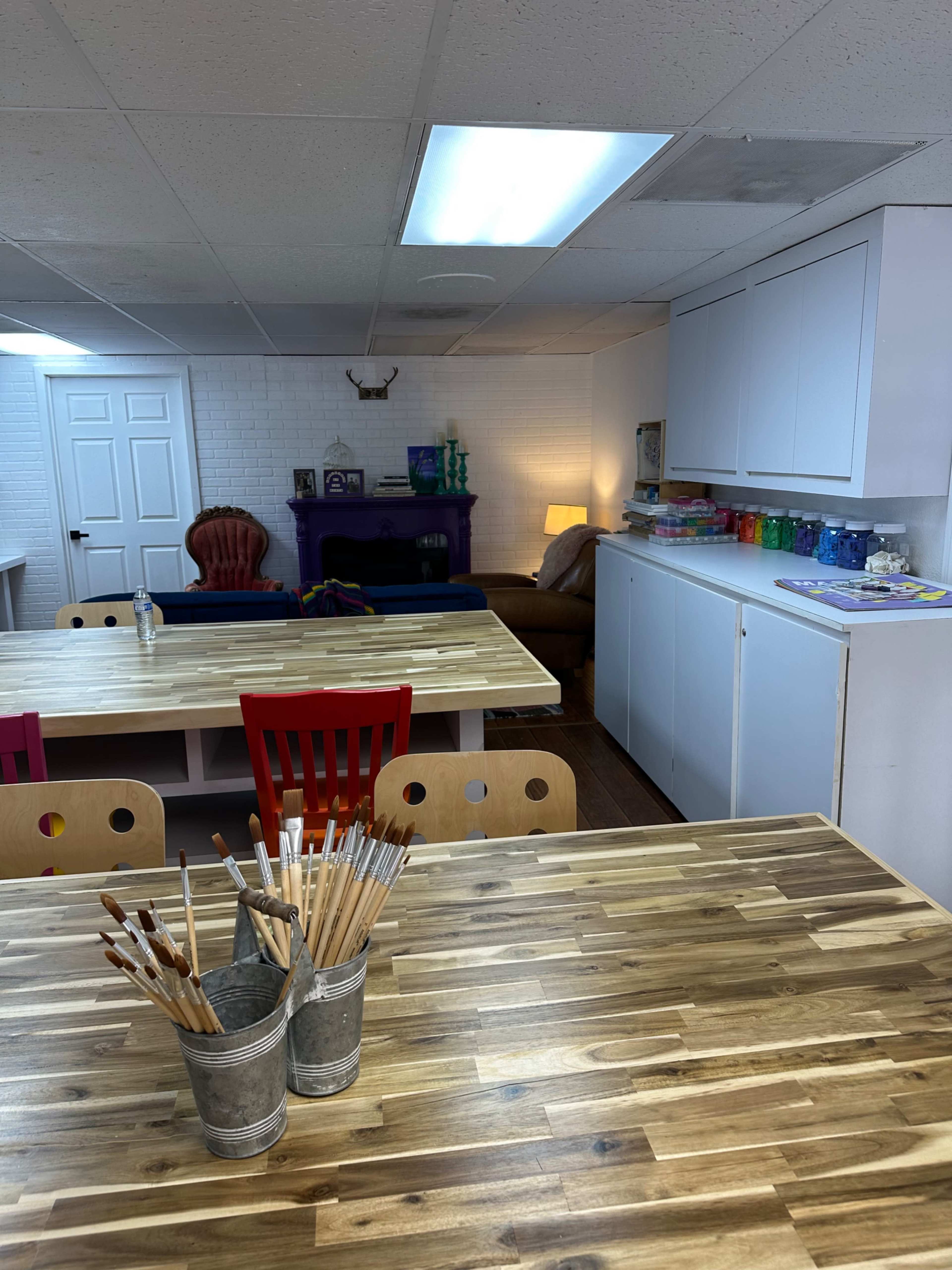 Arts and crafts workshop, loft space. Image in Newhall, Newhall, CA