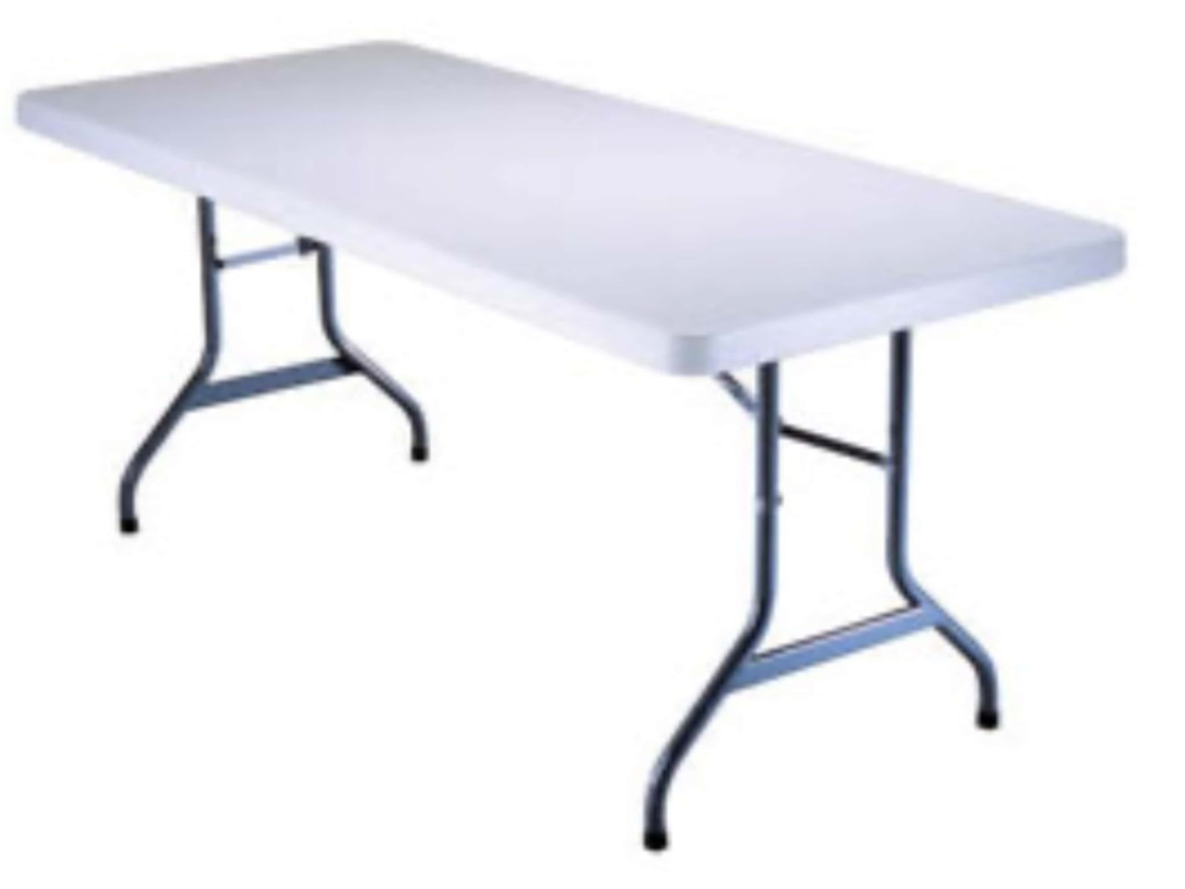 6' rectangular banquet table