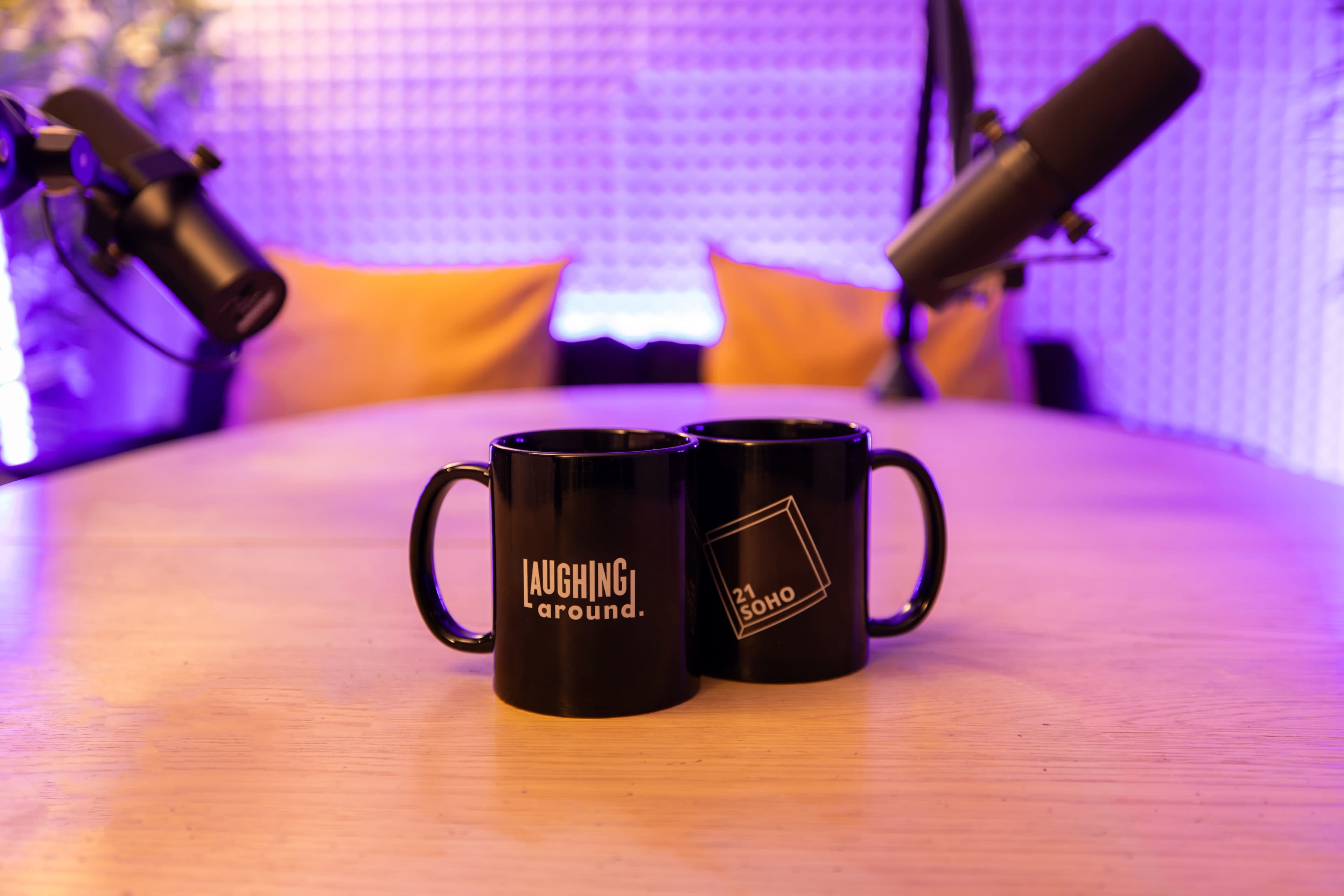 Podcast Studio Image in Soho, London, ENG