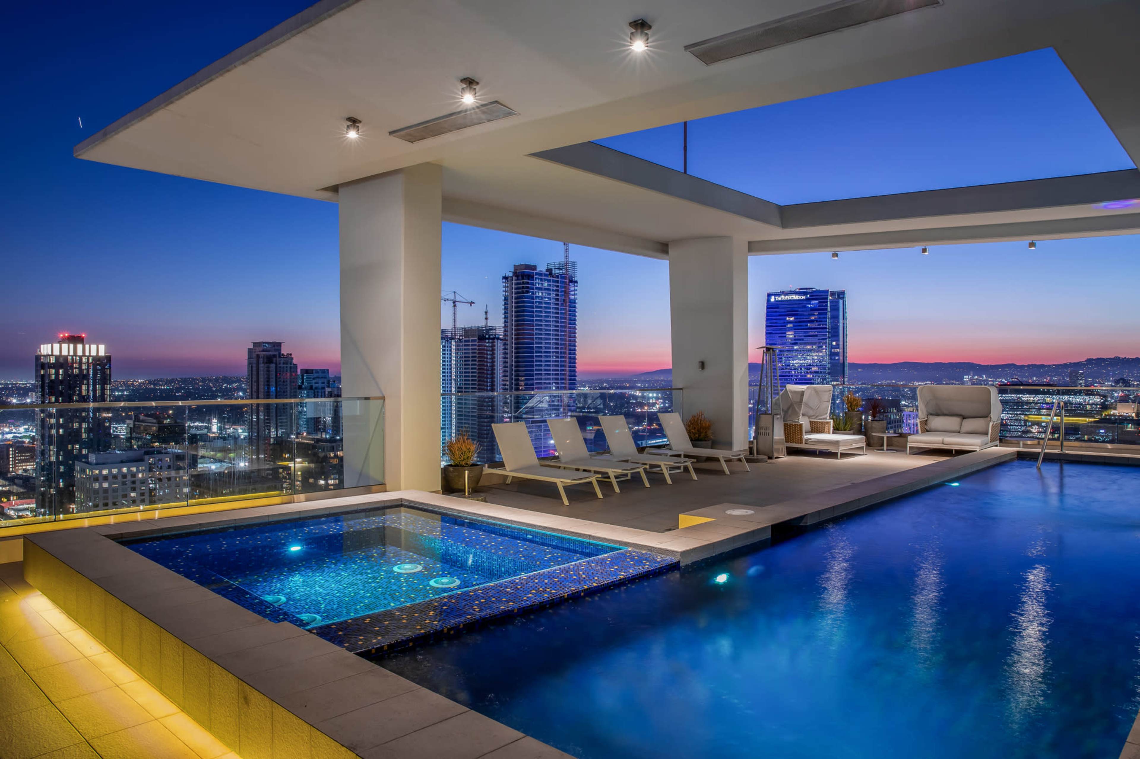 DTLA's most exclusive luxury penthouse known as "The Mansion in The Sky". Image in Central LA, Los Angeles, CA