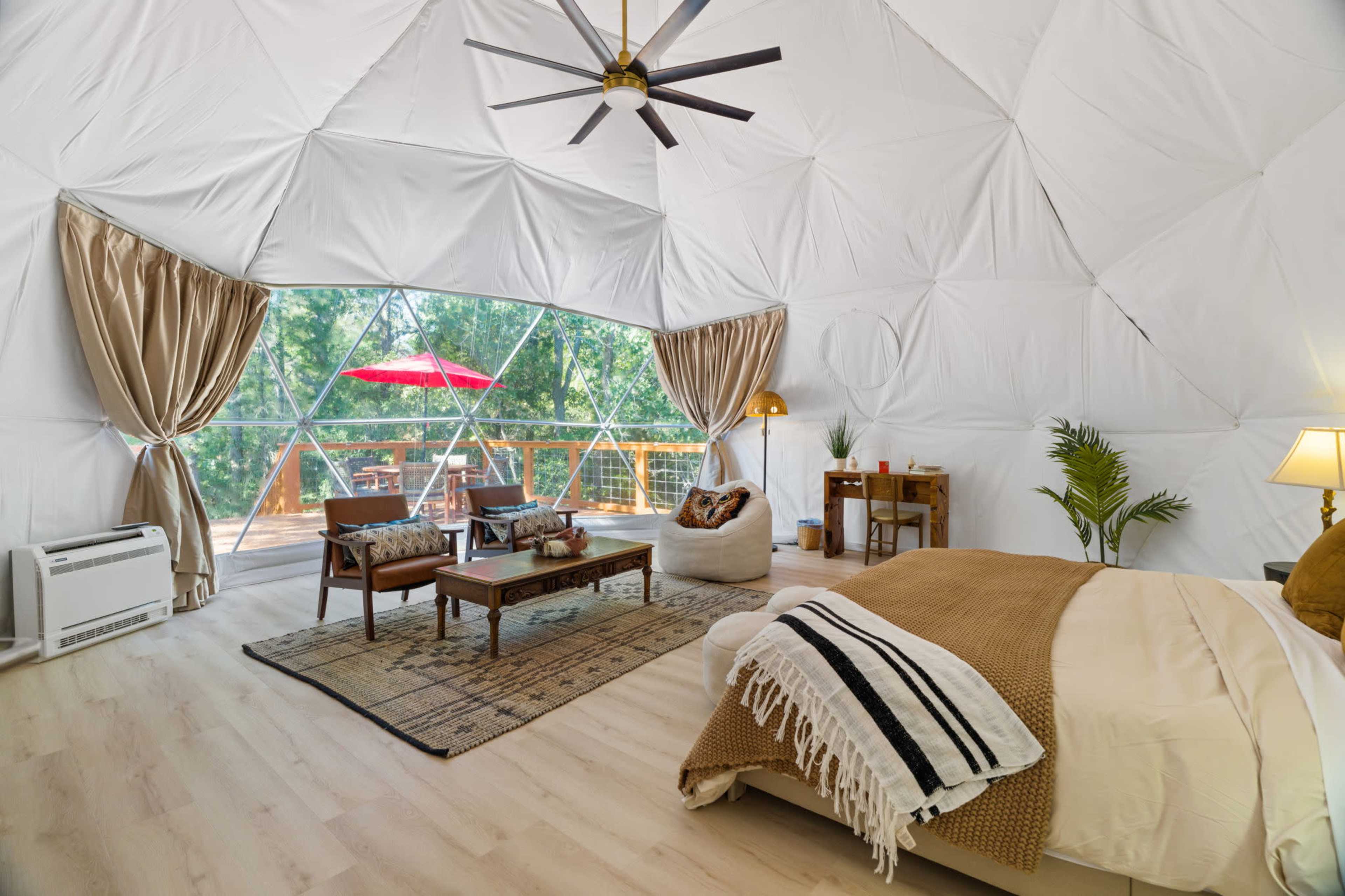 A Magical Glamping Resort Event Space (Sleeps 30) with Water Views Image in , Elgin, TX