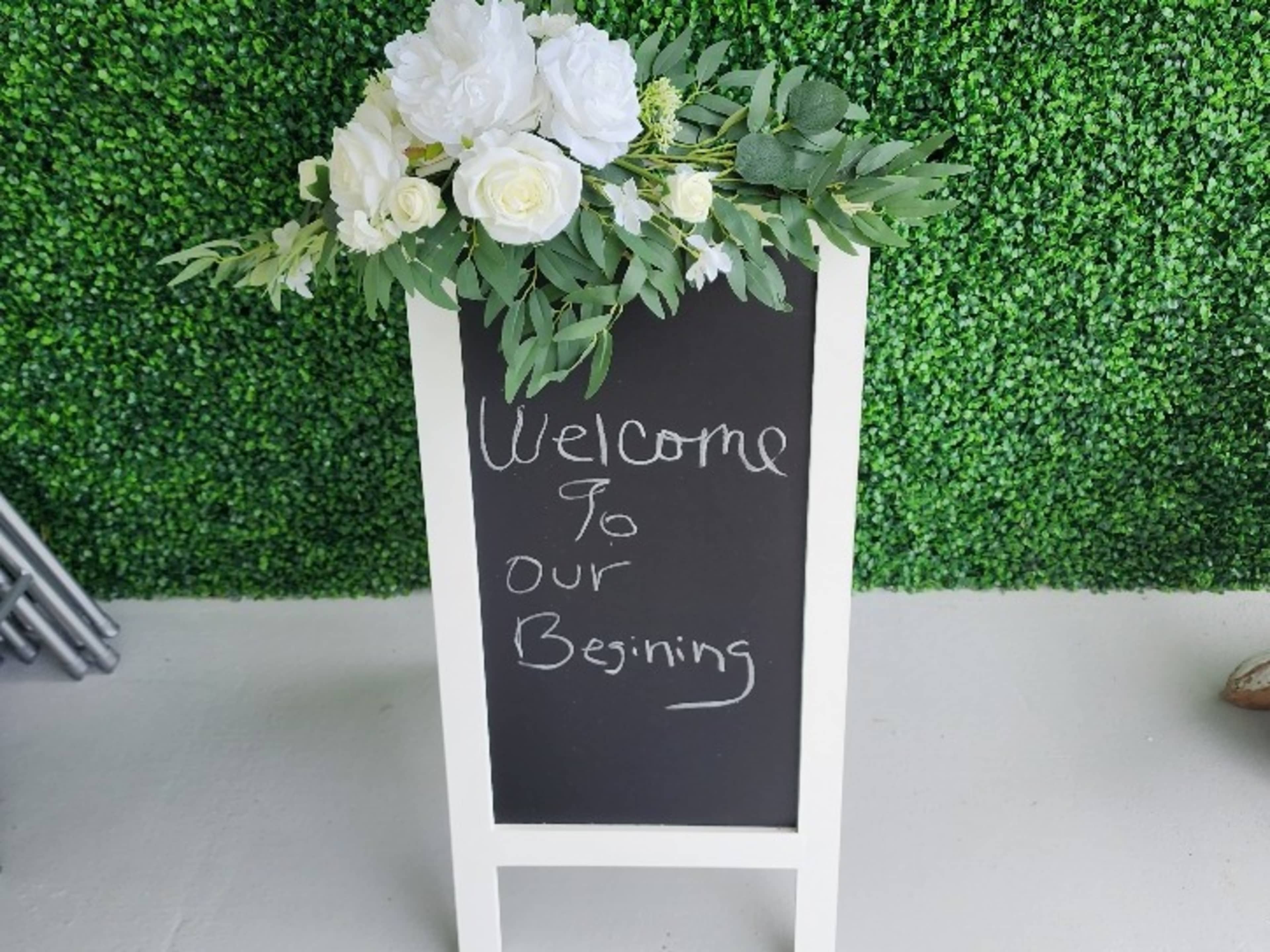 Customized chalkboard sign