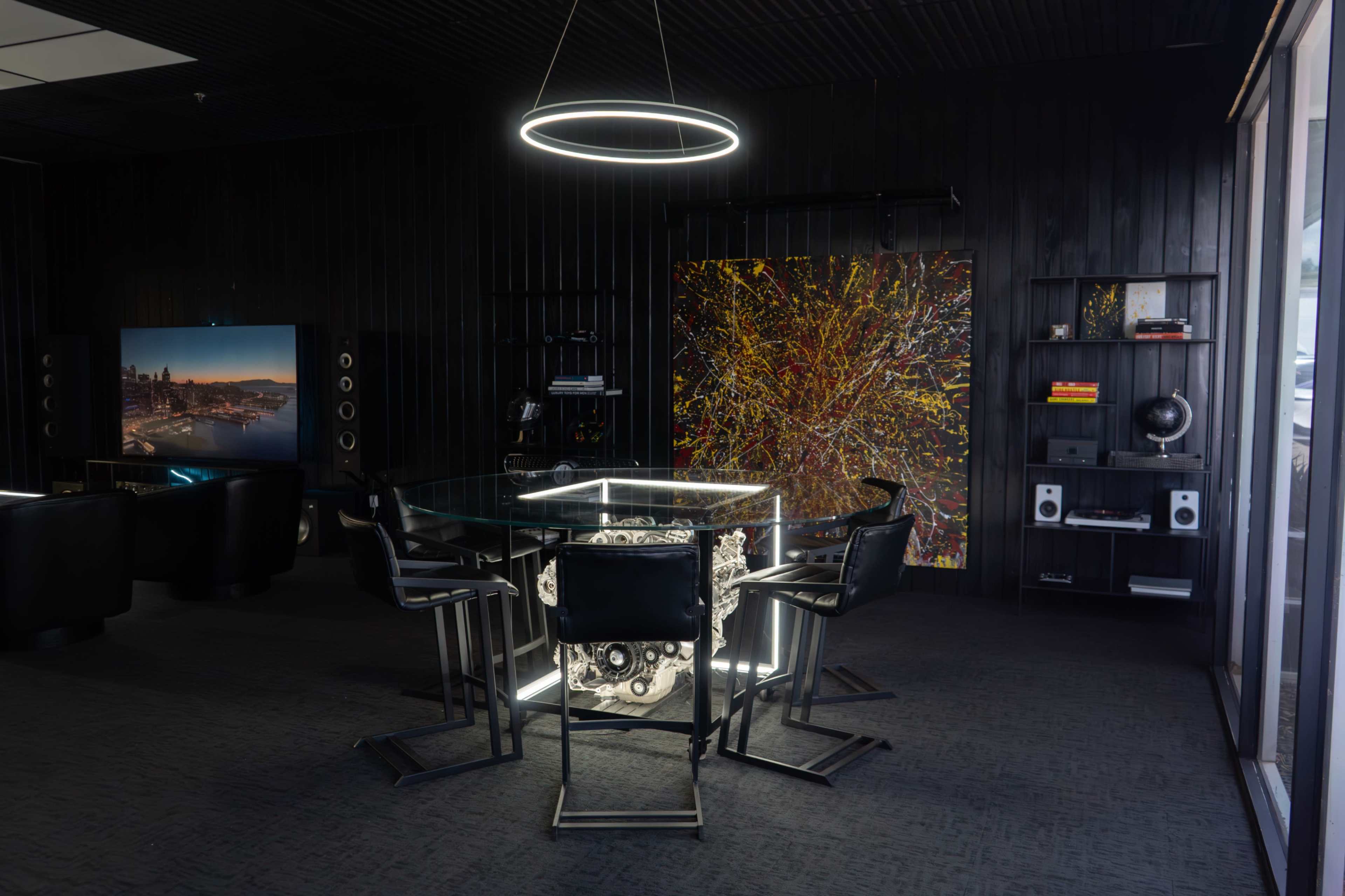 Motorsport themed lounge, gallery, and showroom Image in , Orlando, FL