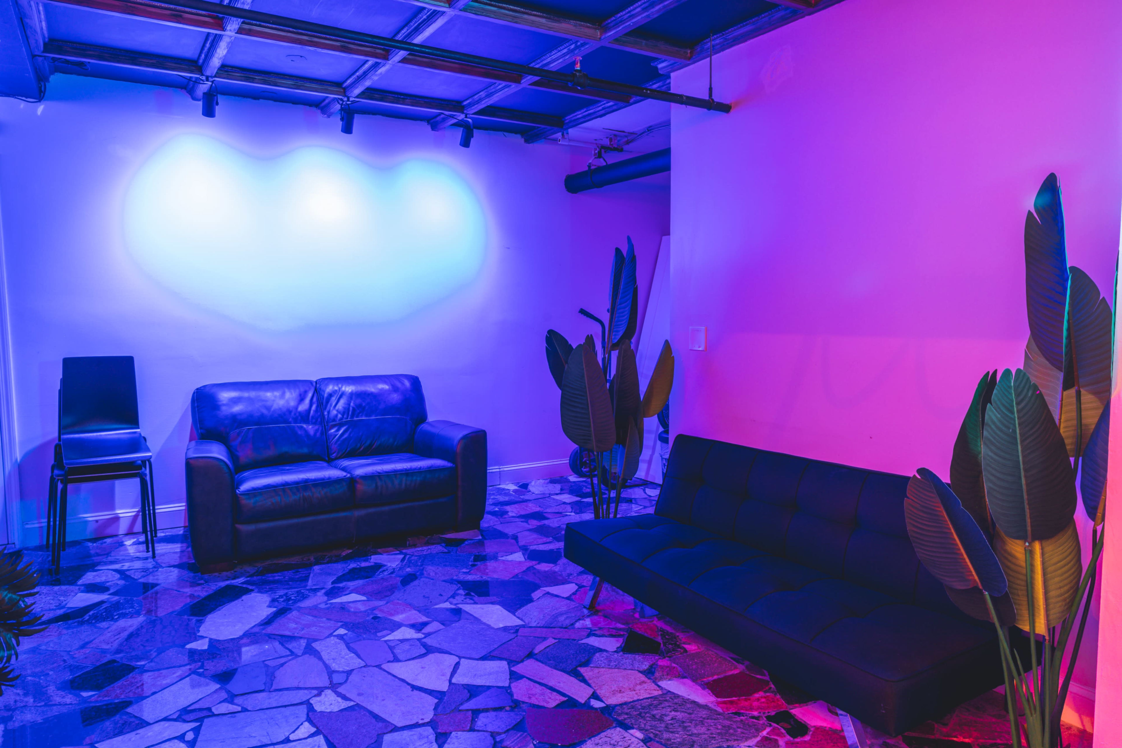 Abstract and Roomy Brooklyn Video and Photo Studio/ Recording Studio Image in Cypress Hills, Brooklyn, NY