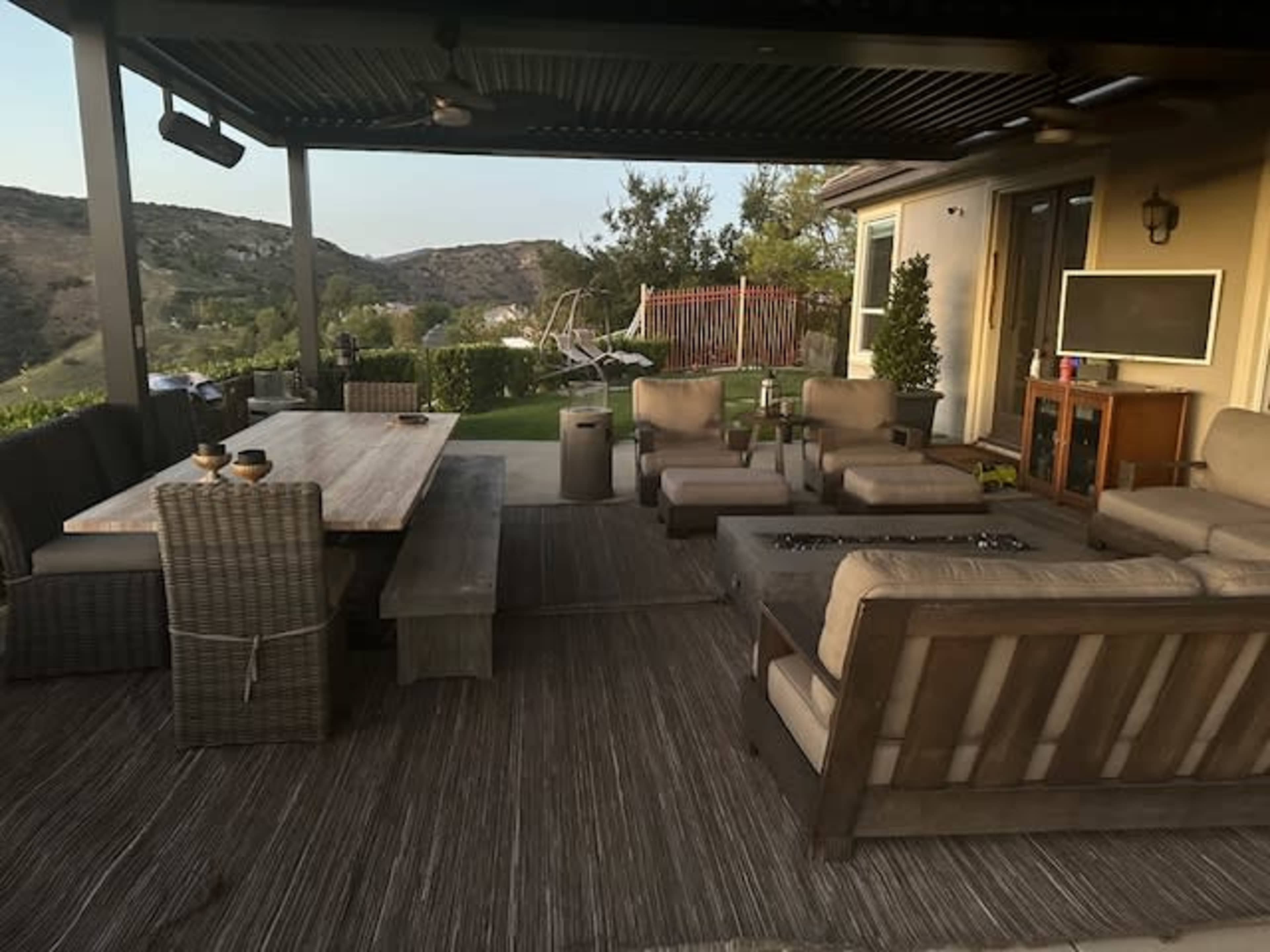 Spacious Tri-Level Backyard with Beautiful View for your Next Event or Project Image in West Hills, WEST HILLS, CA
