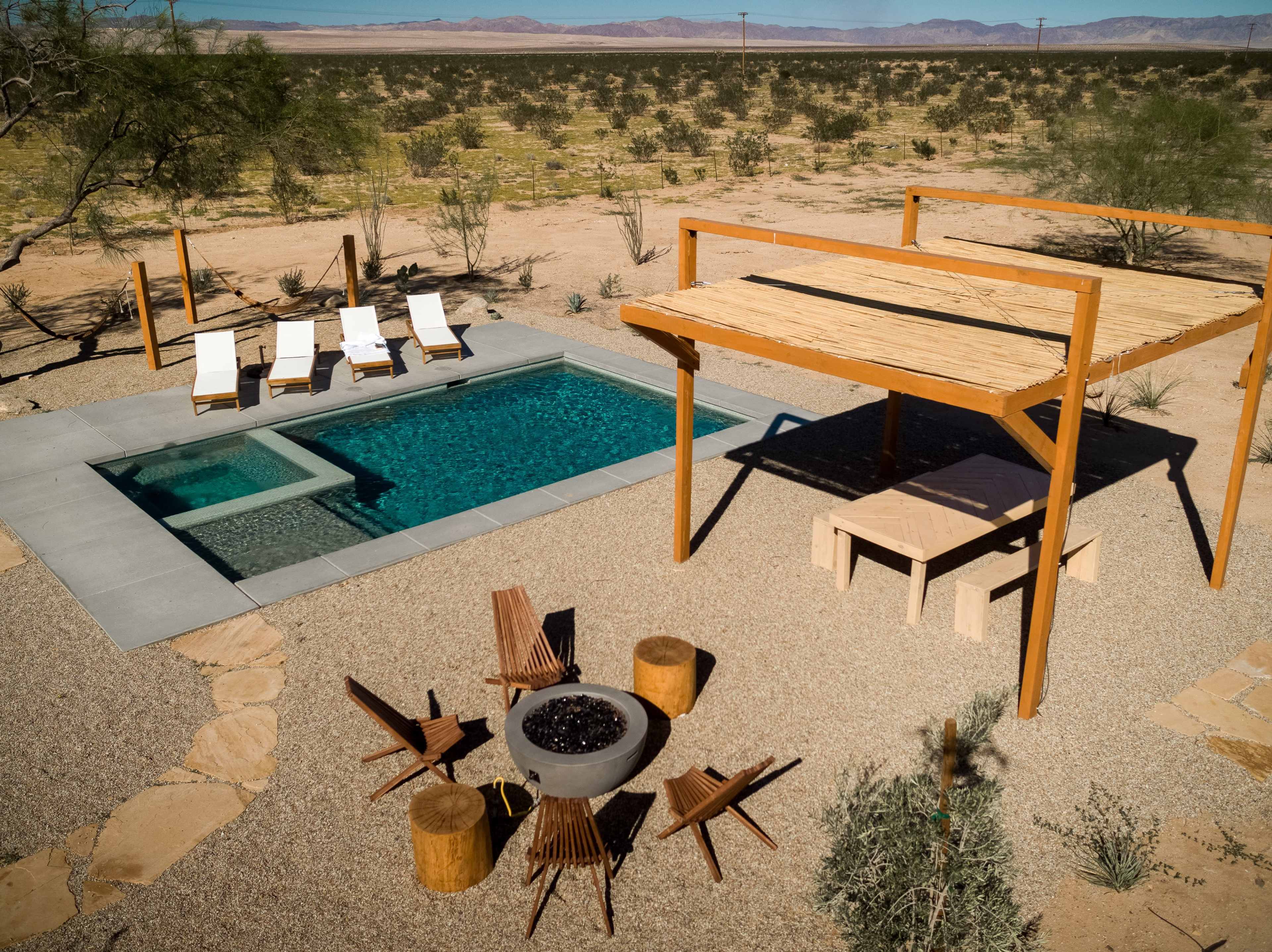 Casa Bella – A private, fully fenced retreat with stunning views and ample space. Image in , Landers, CA