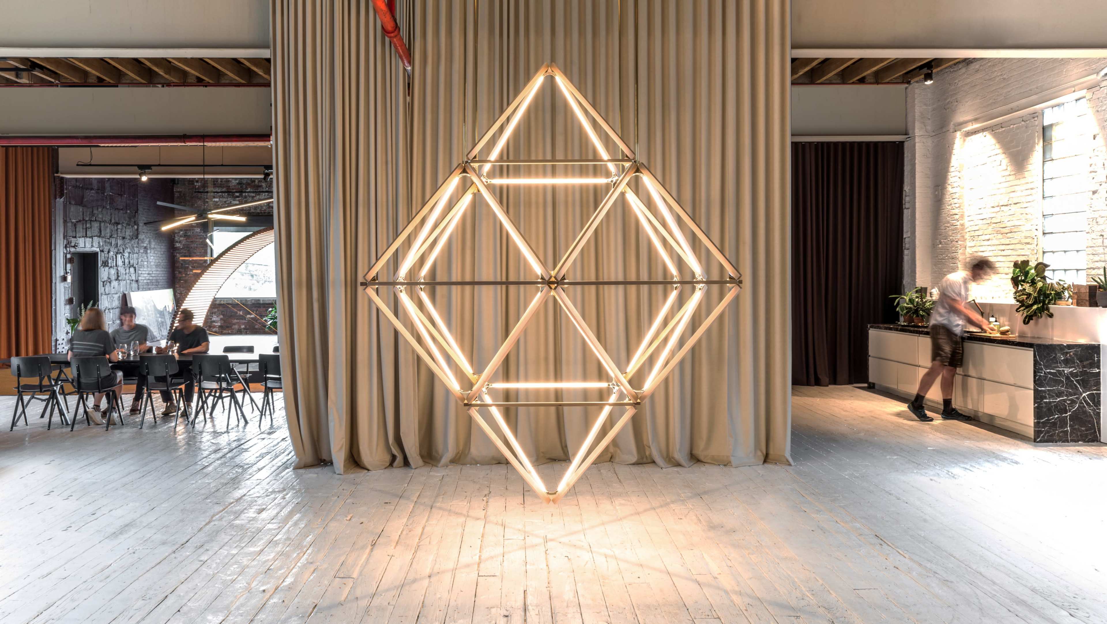 Modern Lighting Showroom in Historic Industrial Building Image in Long Island City, Long Island City, NY